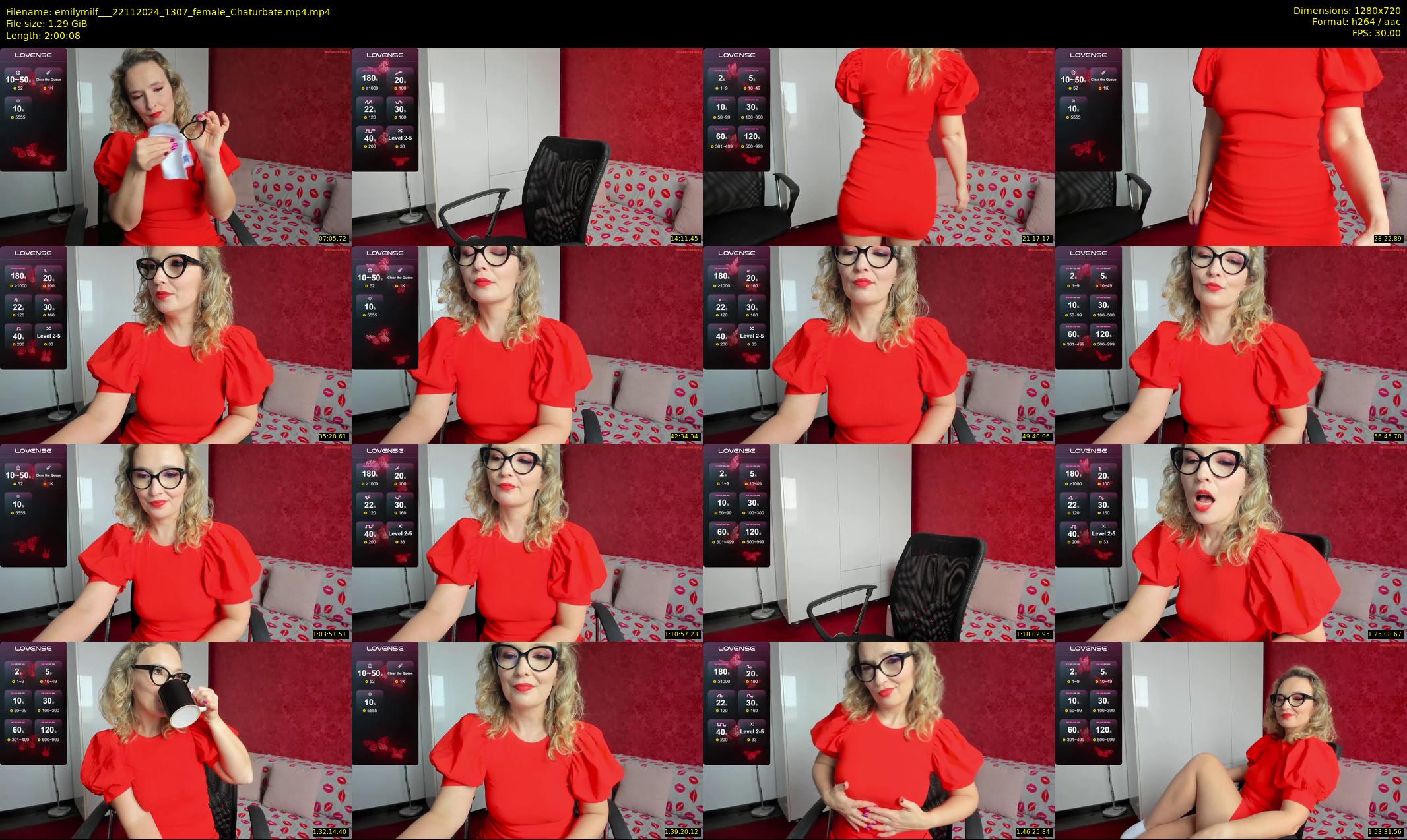 emilymilf__ — 121 minute Chaturbate female cam show recording, 720p, Nov 22, 2024