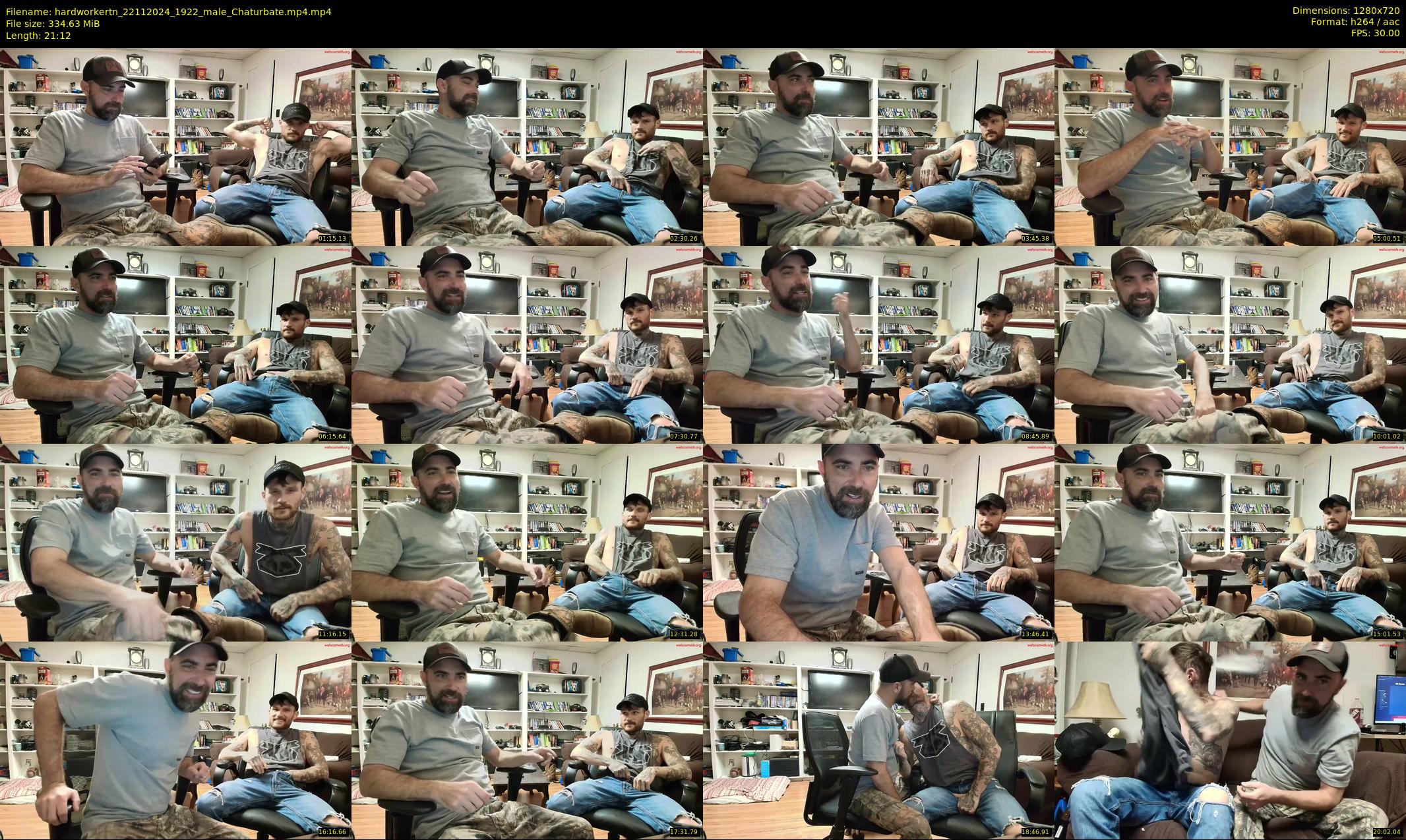 hardworkertn — 22 minute Chaturbate male cam show recording, 720p, Nov 22, 2024