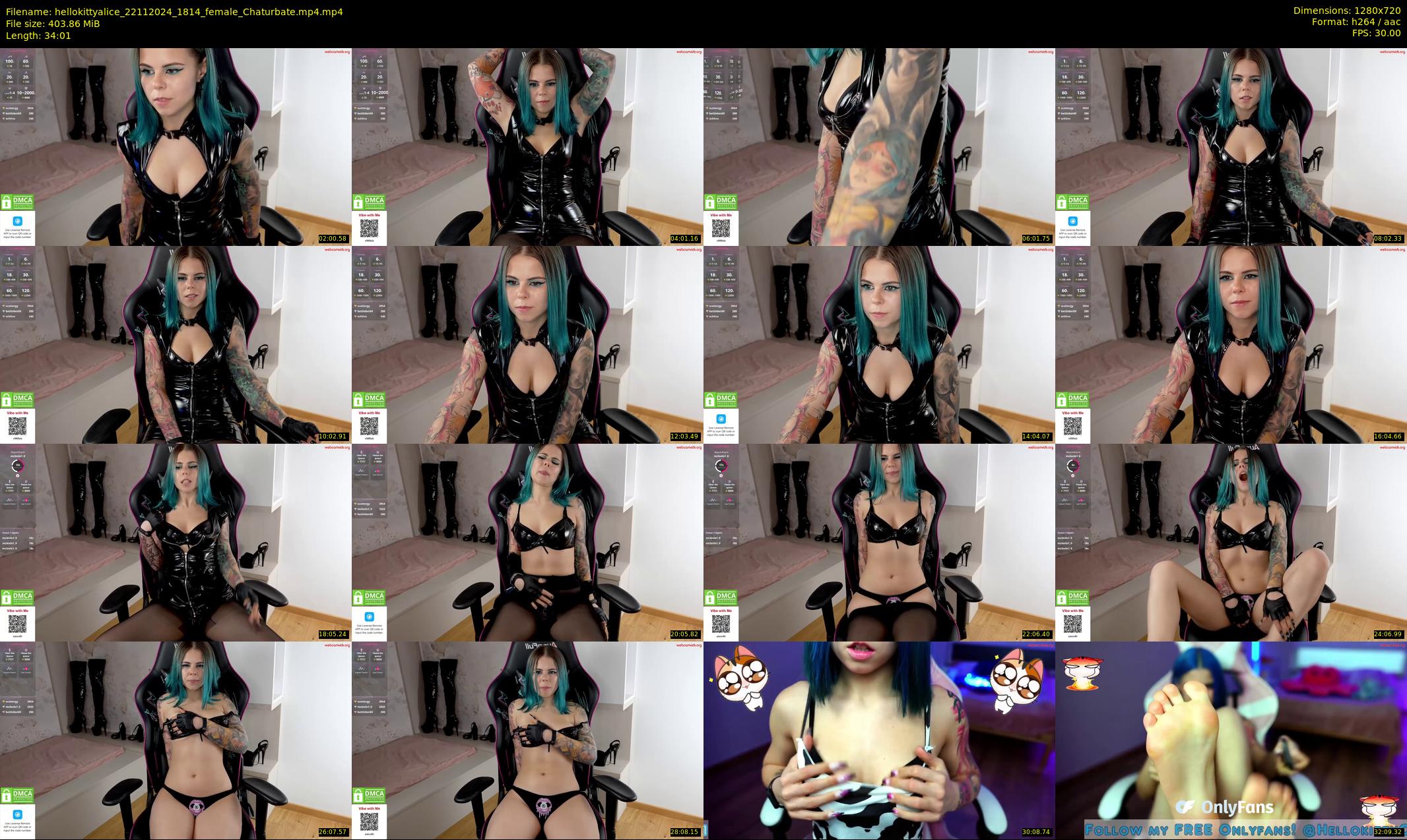 hellokittyalice — 35 minute Chaturbate female cam show recording, 720p, Nov 22, 2024