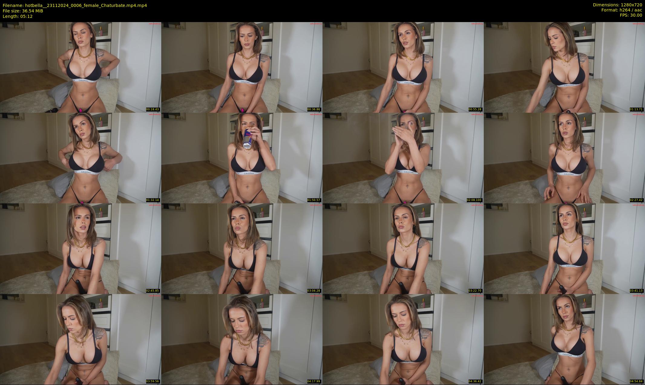 hotbella_ — 6 minute Chaturbate female cam show recording, 720p, Nov 23, 2024
