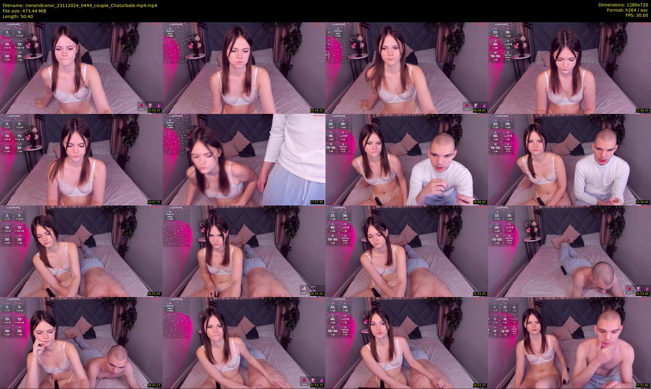 irenendconor — 51 minute Chaturbate couple cam show recording, 720p, Nov 23, 2024