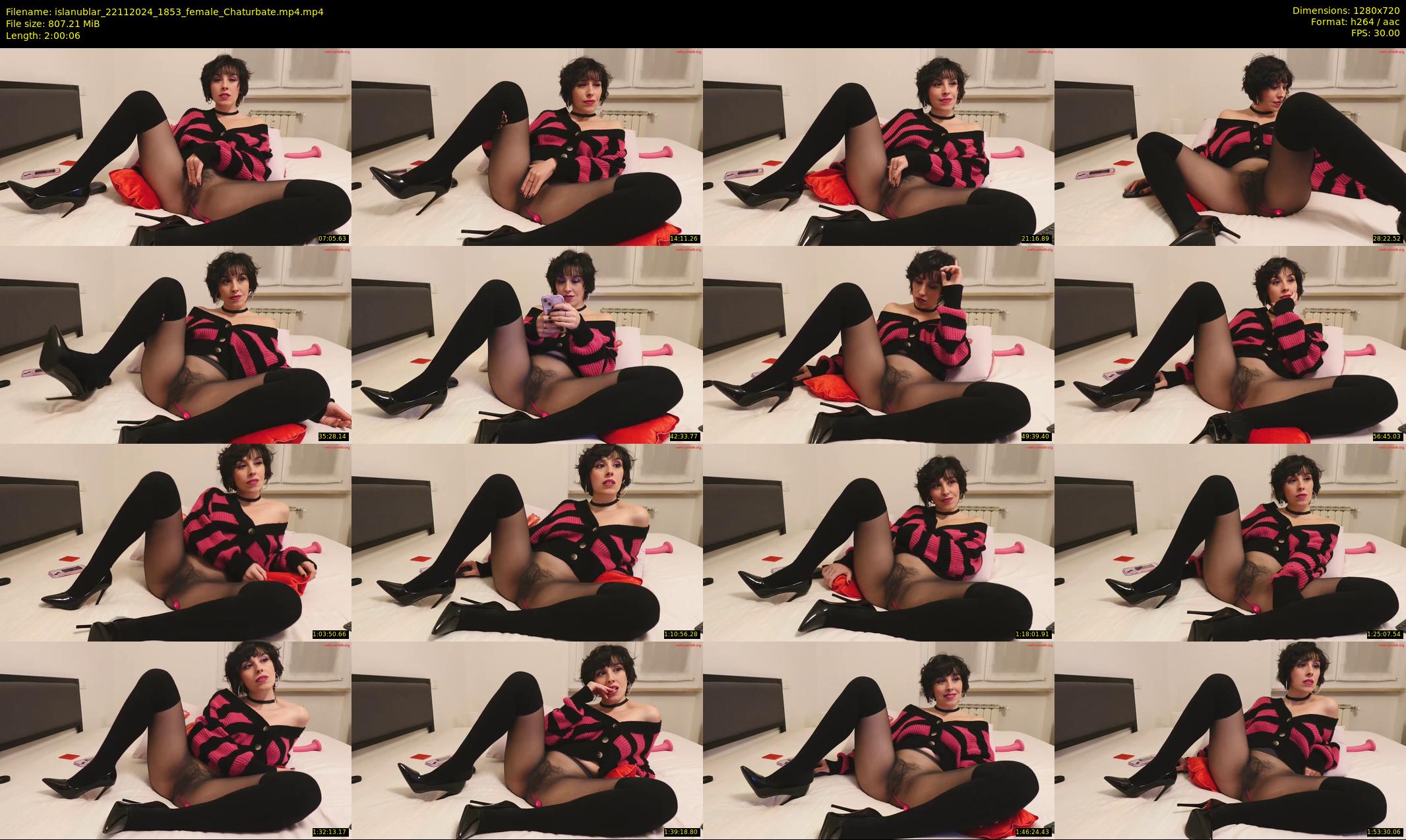 islanublar — 121 minute Chaturbate female cam show recording, 720p, Nov 22, 2024