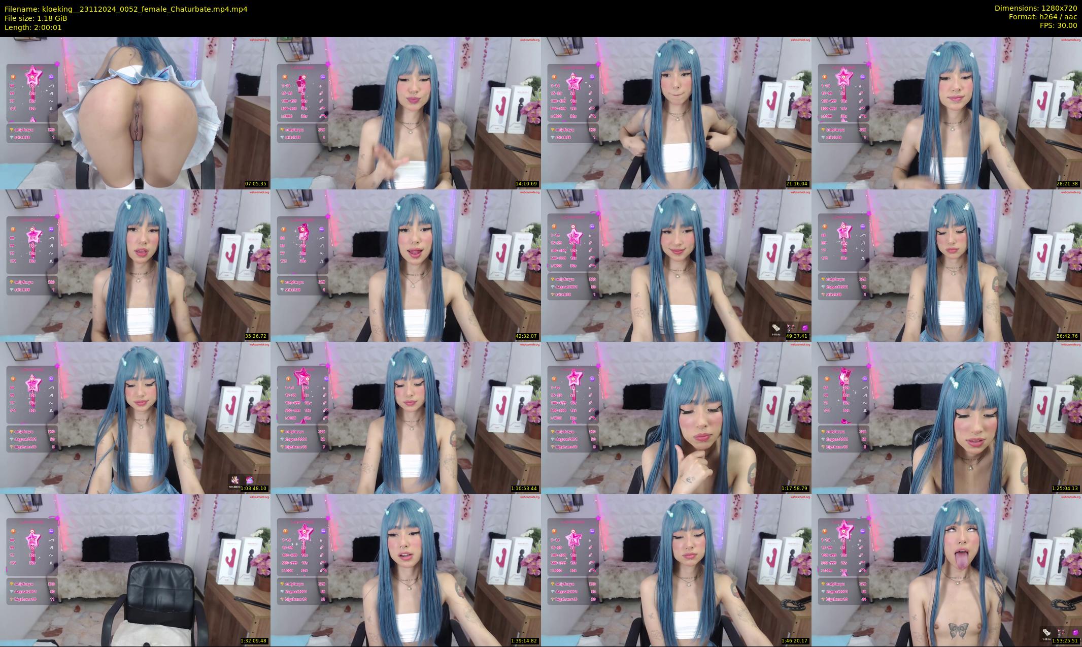 kloeking_ — 121 minute Chaturbate female cam show recording, 720p, Nov 23, 2024