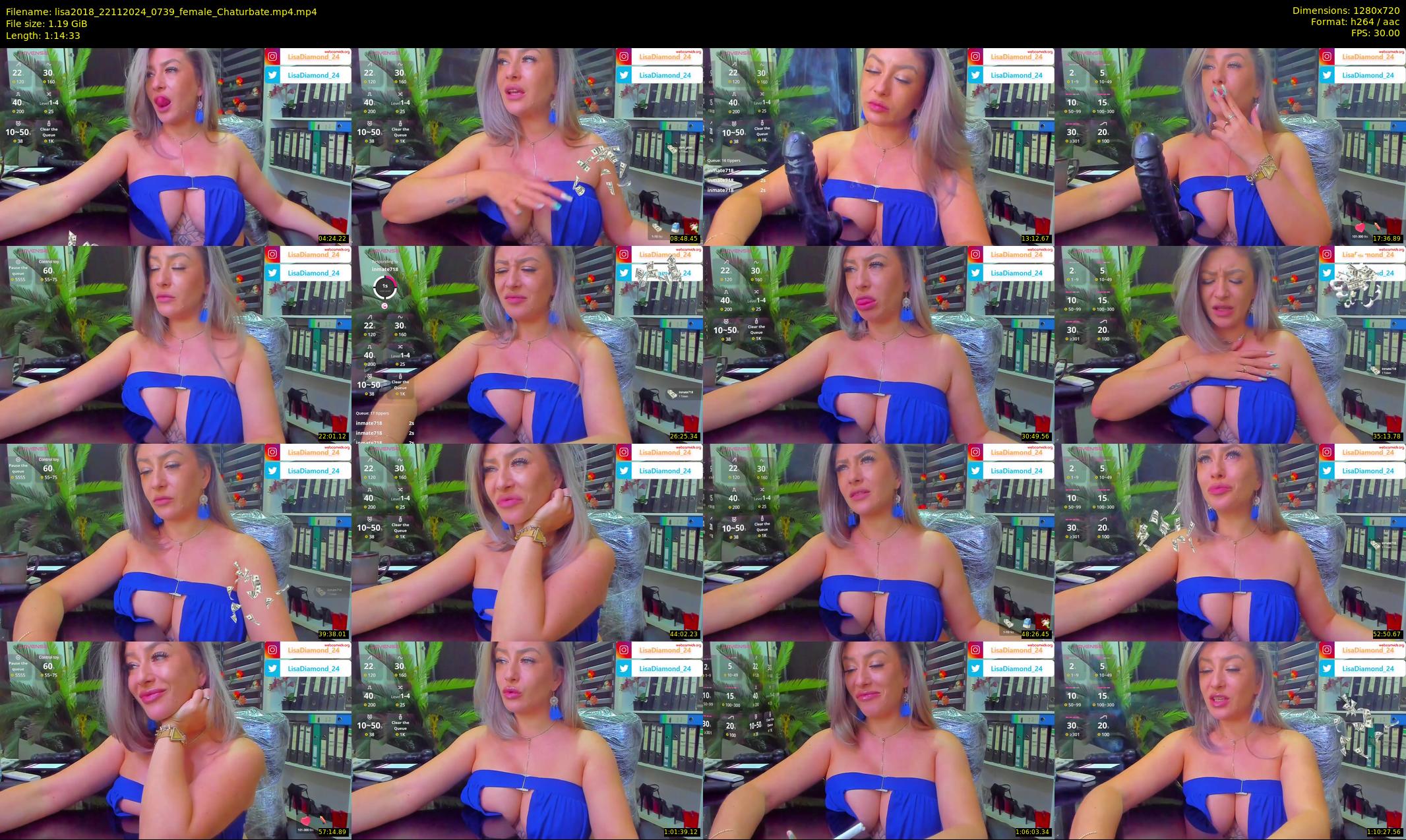 lisa2018 — 75 minute Chaturbate female cam show recording, 720p, Nov 22, 2024