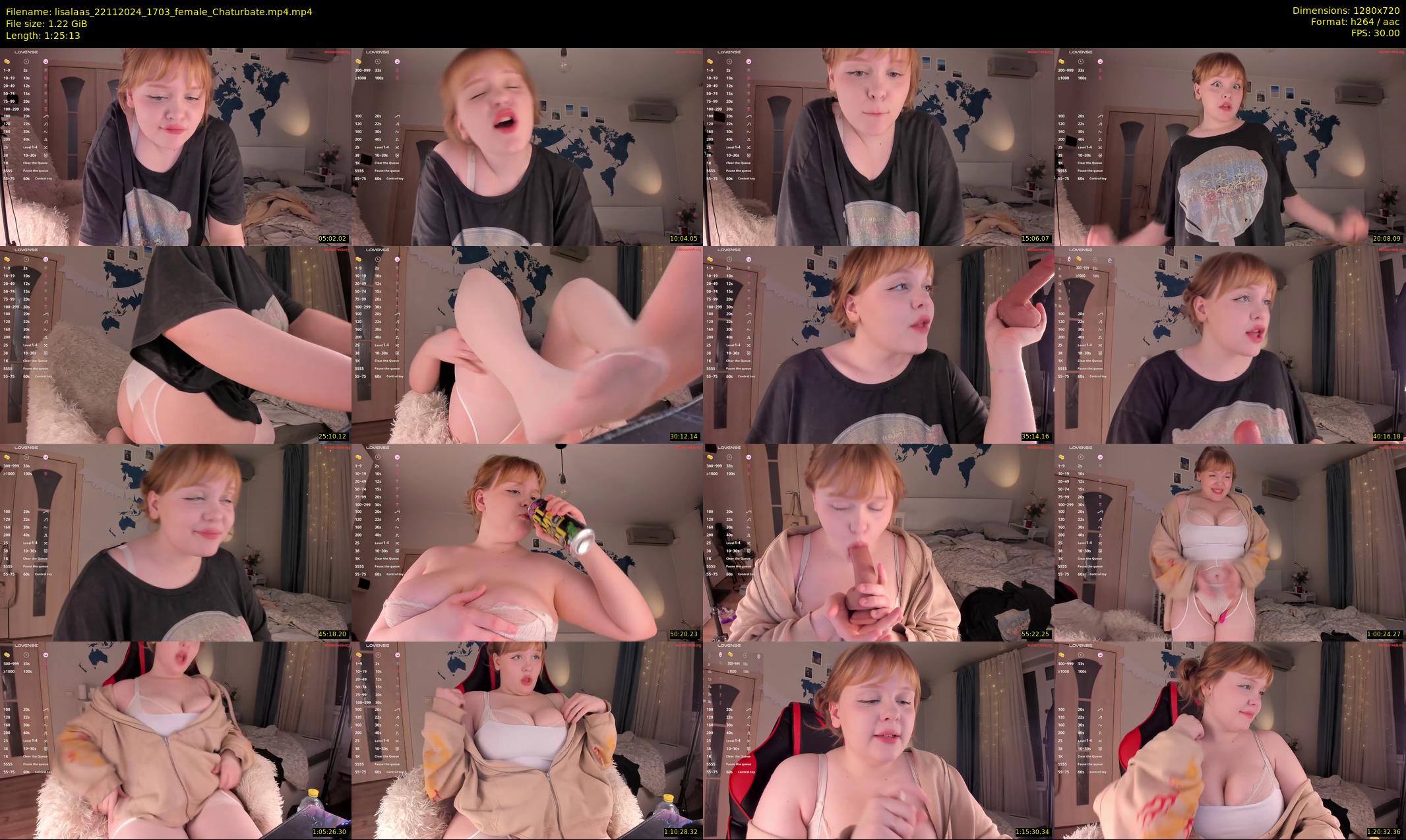 lisalaas — 86 minute Chaturbate female cam show recording, 720p, Nov 22, 2024
