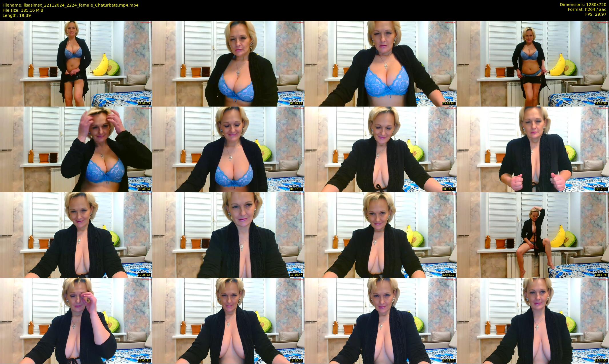 lisasimsx — 20 minute Chaturbate female cam show recording, 720p, Nov 22, 2024