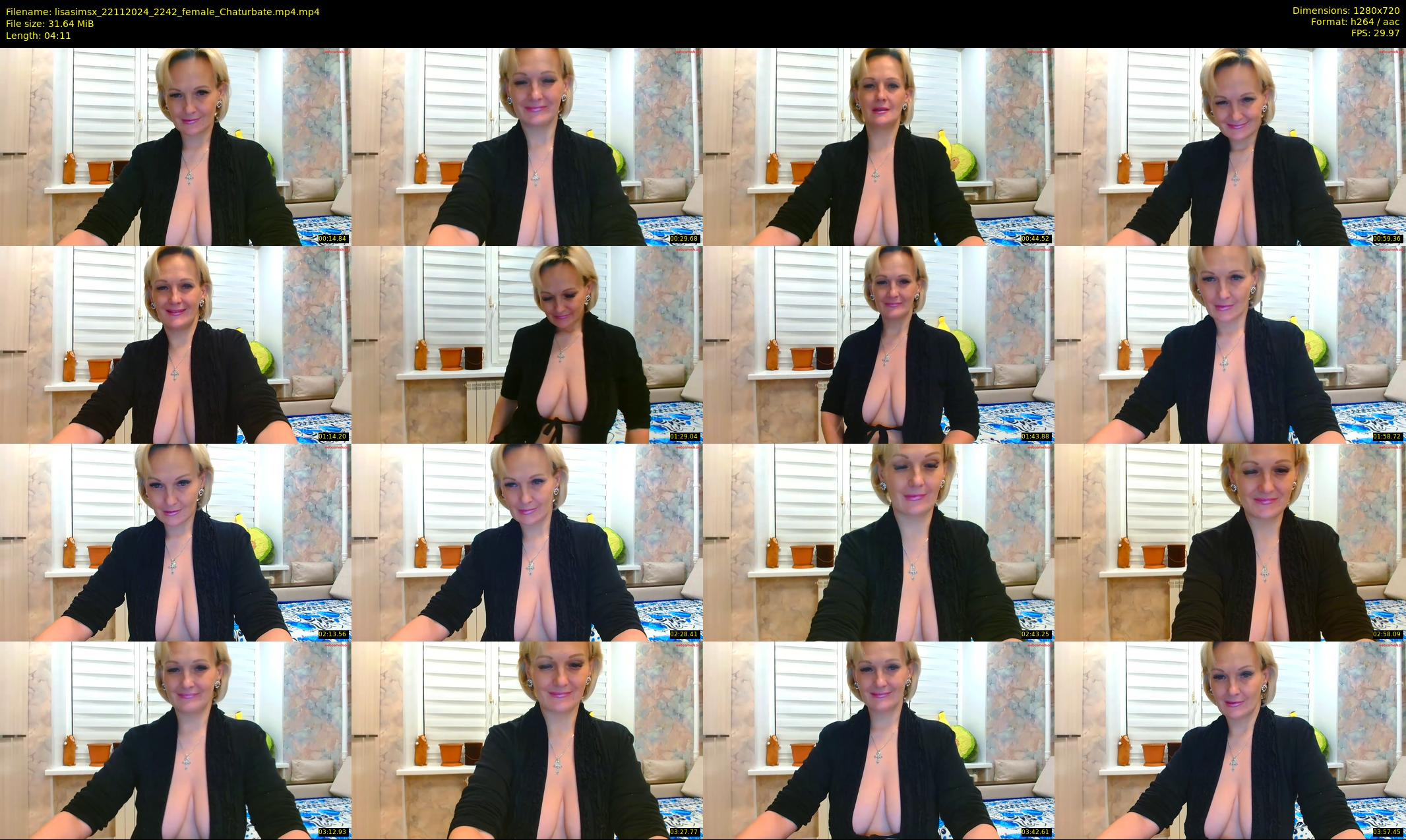 lisasimsx — 5 minute Chaturbate female cam show recording, 720p, Nov 22, 2024