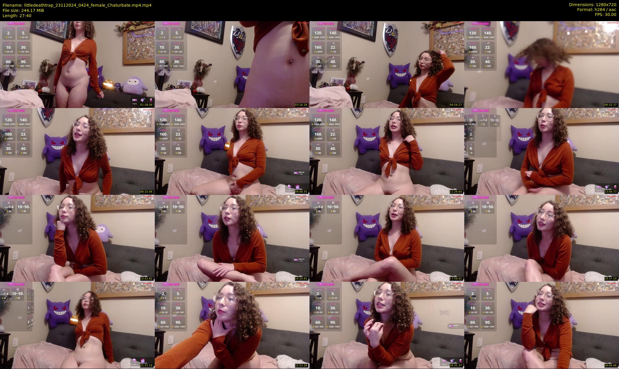 littledeathtrap — 28 minute Chaturbate female cam show recording, 720p, Nov 23, 2024