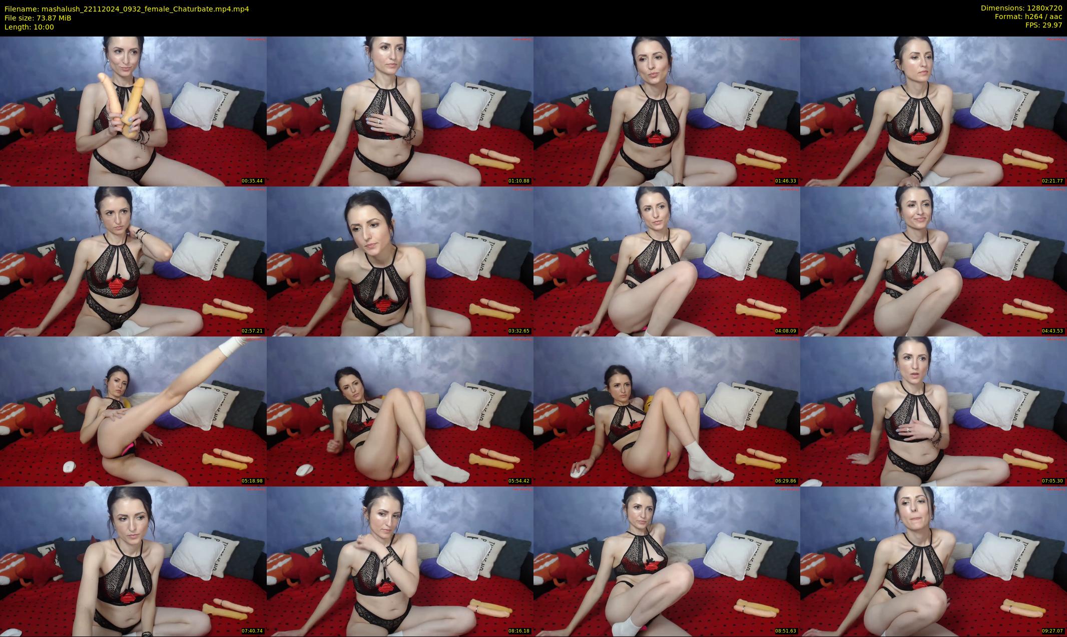 mashalush — 10 minute Chaturbate female cam show recording, 720p, Nov 22, 2024