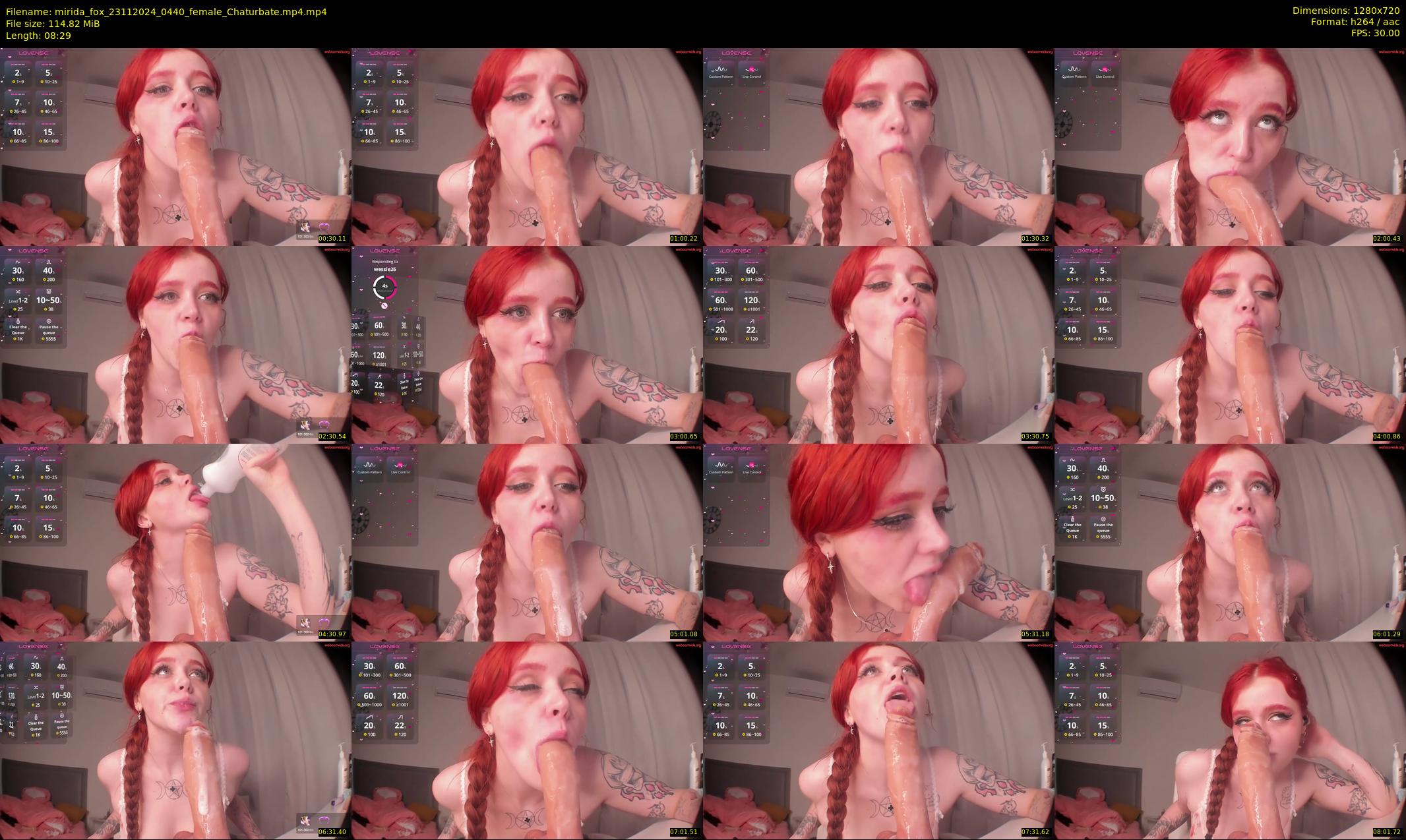 mirida_fox — 9 minute Chaturbate female cam show recording, 720p, Nov 23, 2024