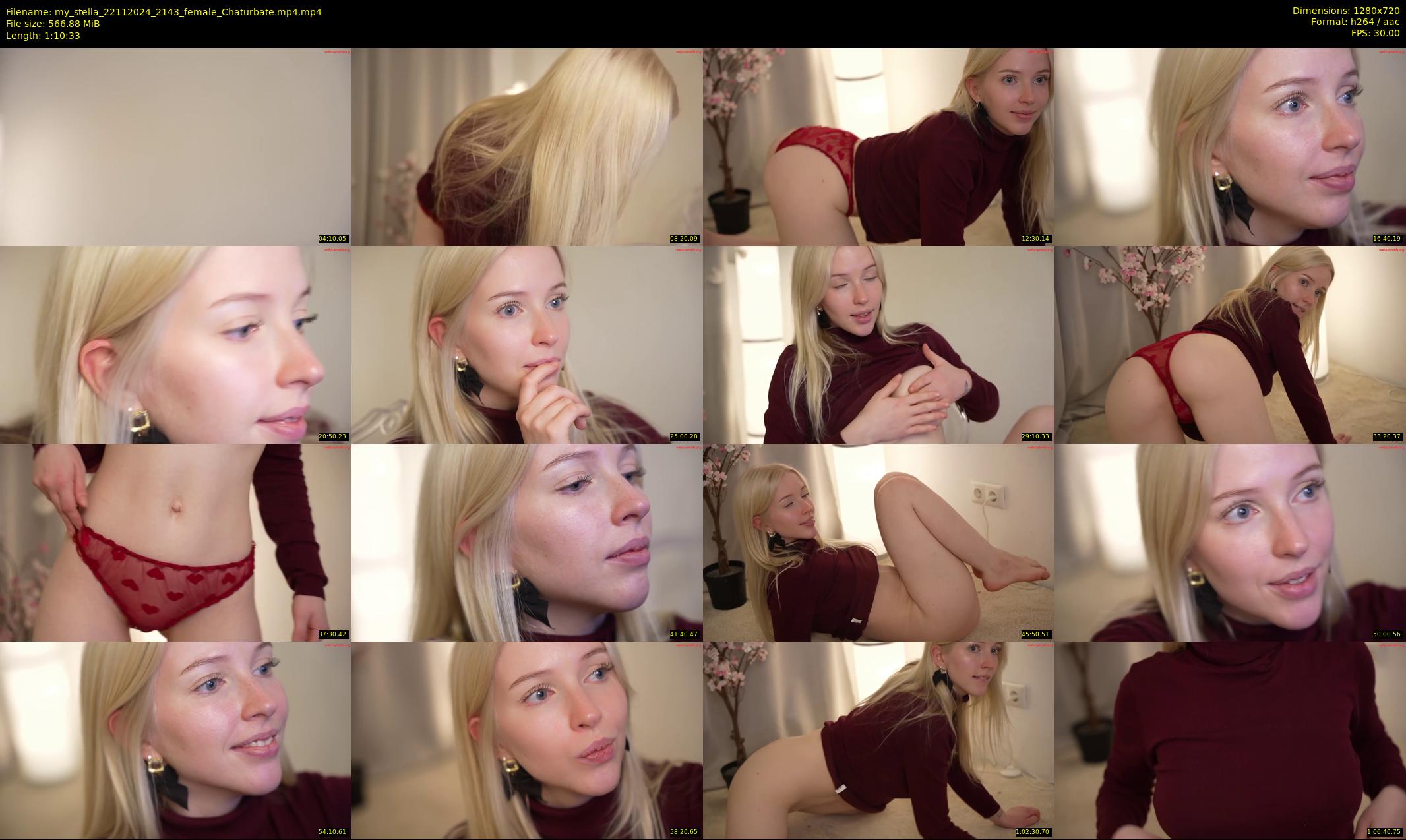 my_stella — 71 minute Chaturbate female cam show recording, 720p, Nov 22, 2024