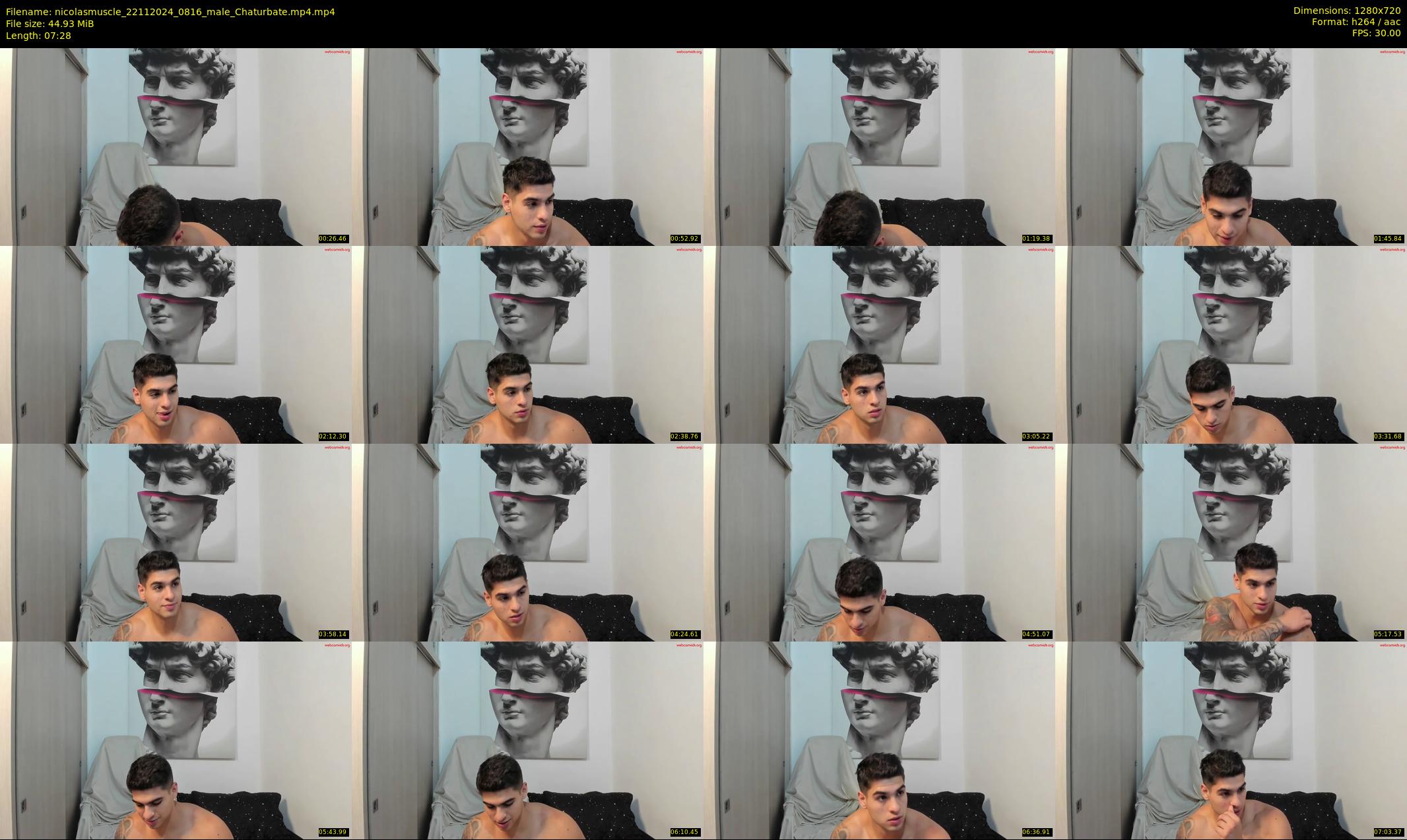 nicolasmuscle — 8 minute Chaturbate male cam show recording, 720p, Nov 22, 2024