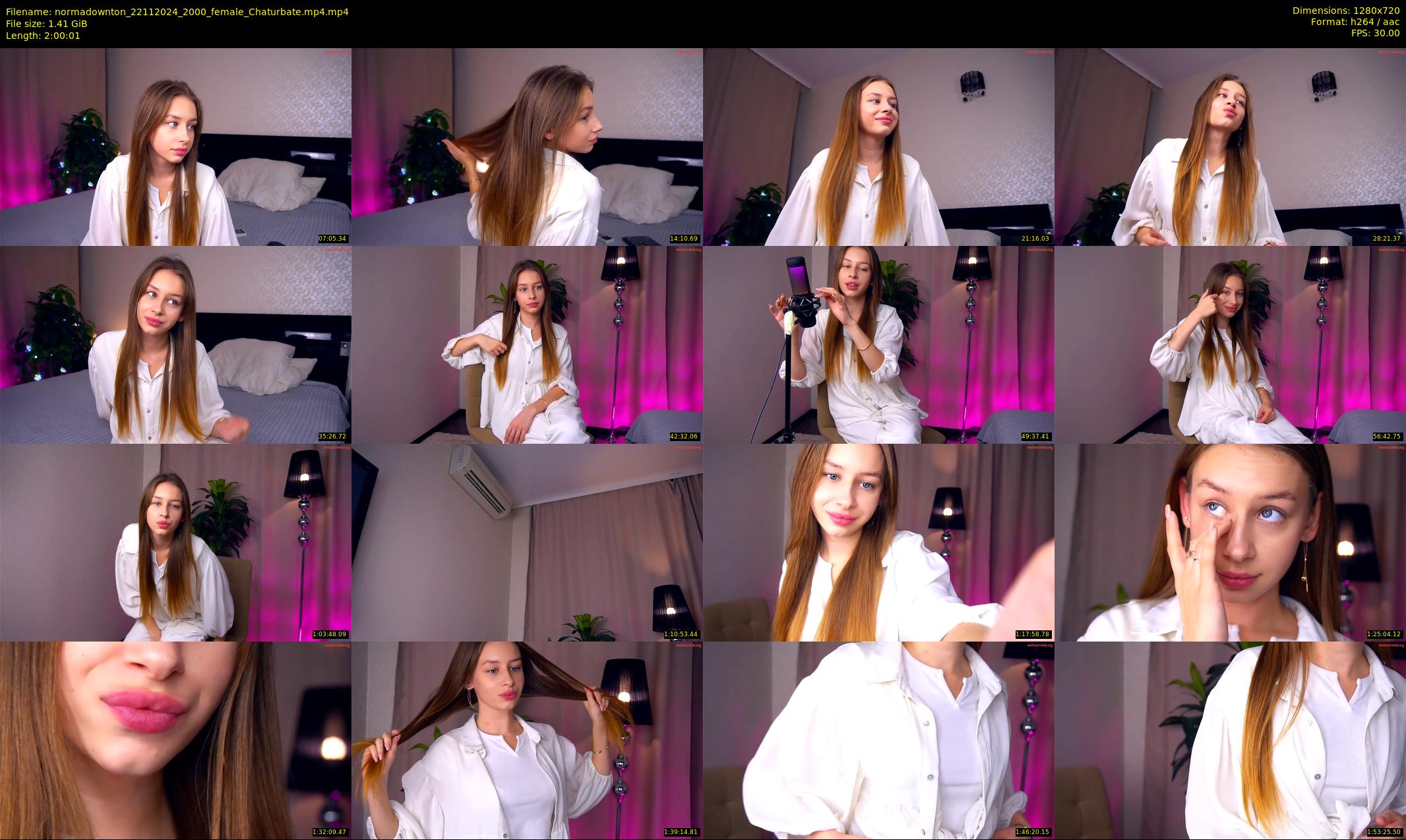 normadownton — 121 minute Chaturbate female cam show recording, 720p, Nov 22, 2024