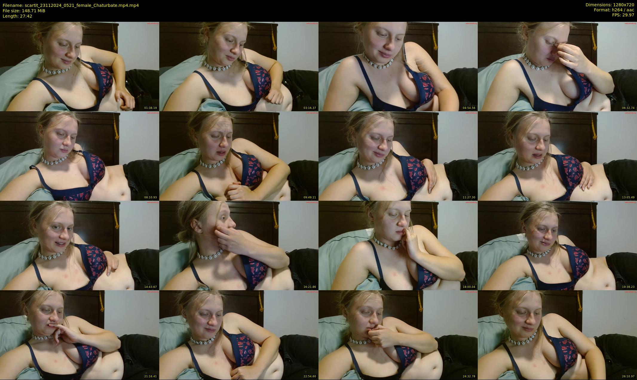 scartit — 28 minute Chaturbate female cam show recording, 720p, Nov 23, 2024