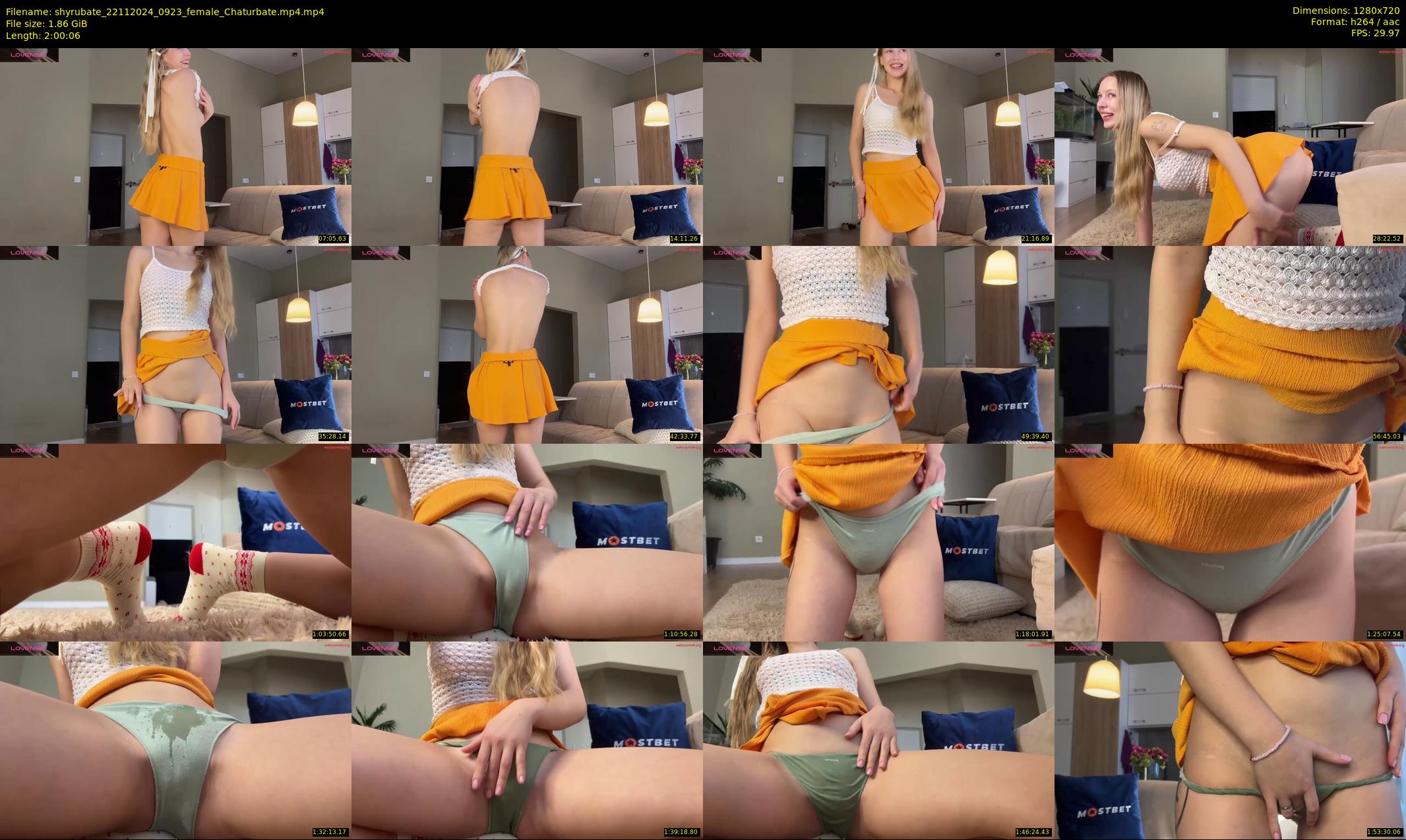 shyrubate — 121 minute Chaturbate female cam show recording, 720p, Nov 22, 2024