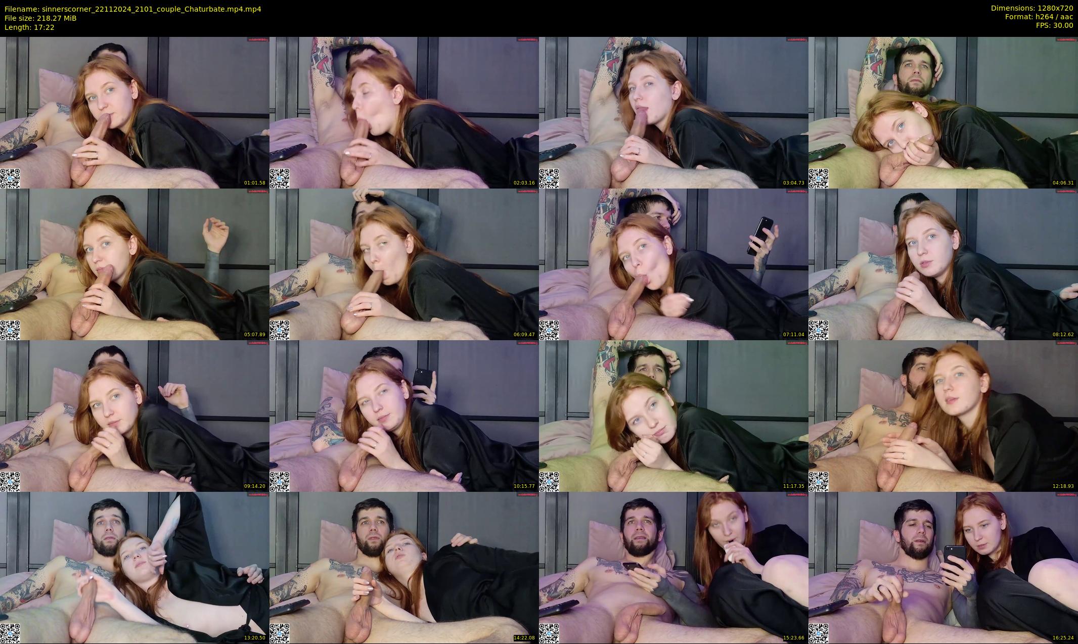 sinnerscorner — 18 minute Chaturbate couple cam show recording, 720p, Nov 22, 2024