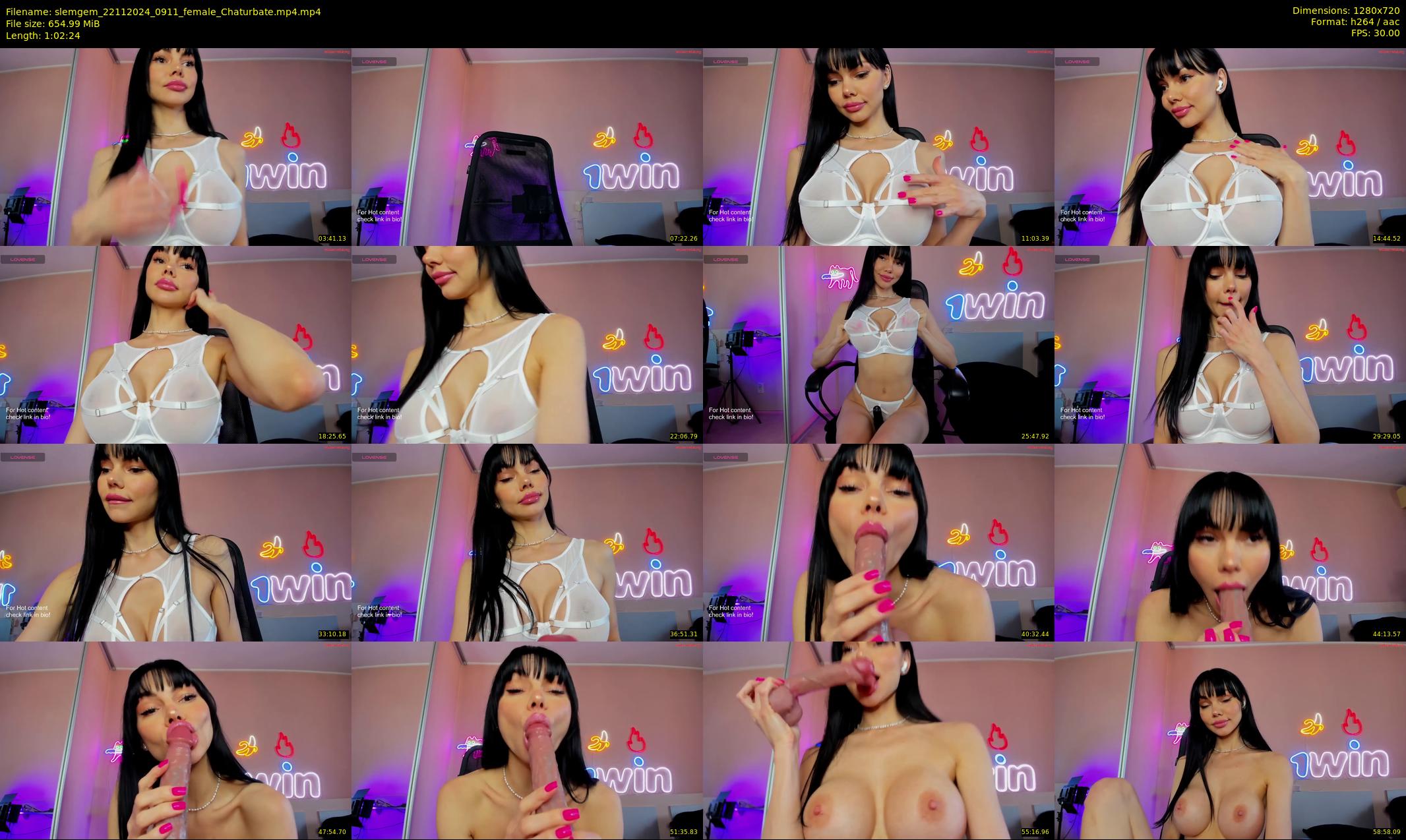 slemgem — 63 minute Chaturbate couple cam show recording, 720p, Nov 22, 2024