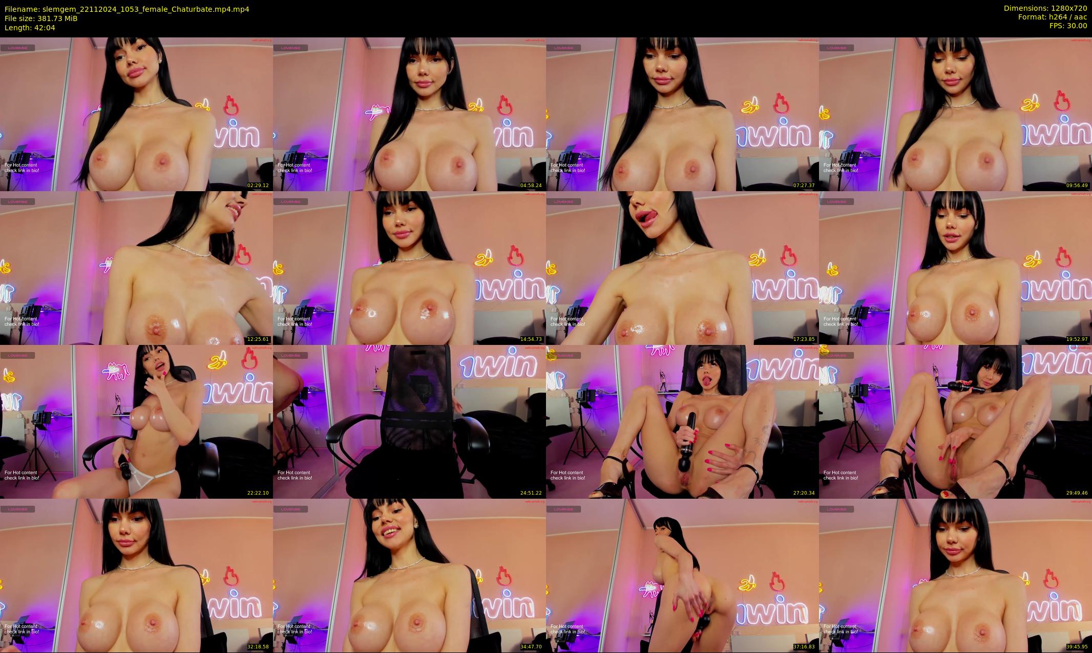 slemgem — 43 minute Chaturbate couple cam show recording, 720p, Nov 22, 2024