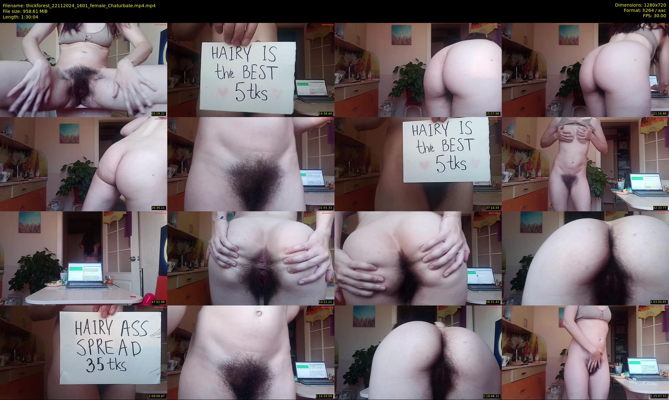 thickforest — 91 minute Chaturbate female cam show recording, 720p, Nov 22, 2024