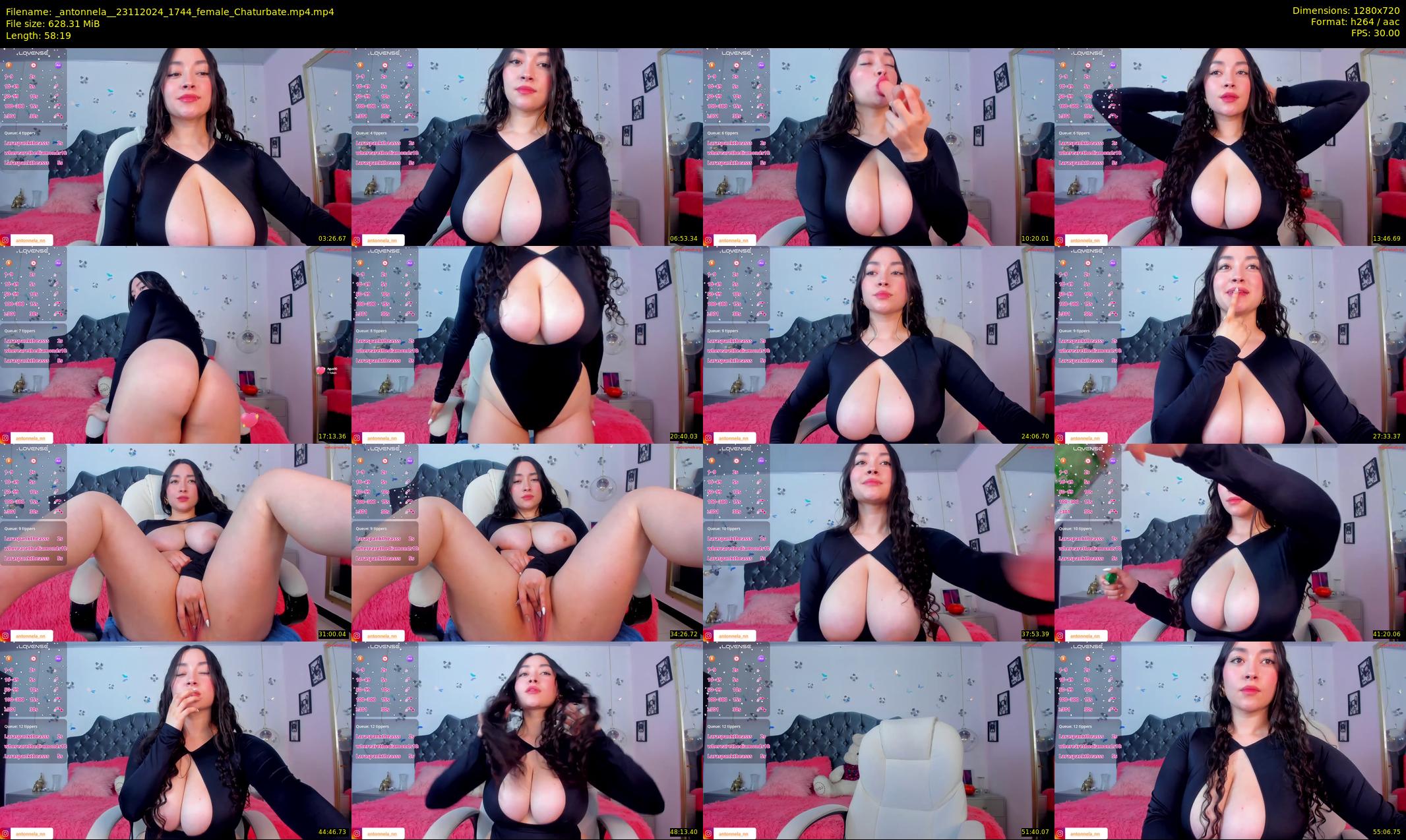 _antonnela_ — 59 minute Chaturbate female cam show recording, 720p, Nov 23, 2024