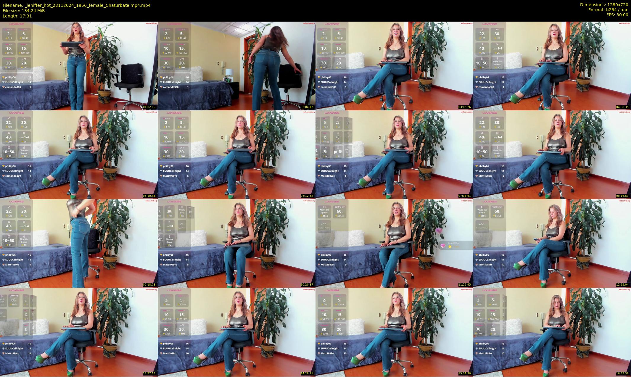 _jeniffer_hot — 18 minute Chaturbate female cam show recording, 720p, Nov 23, 2024