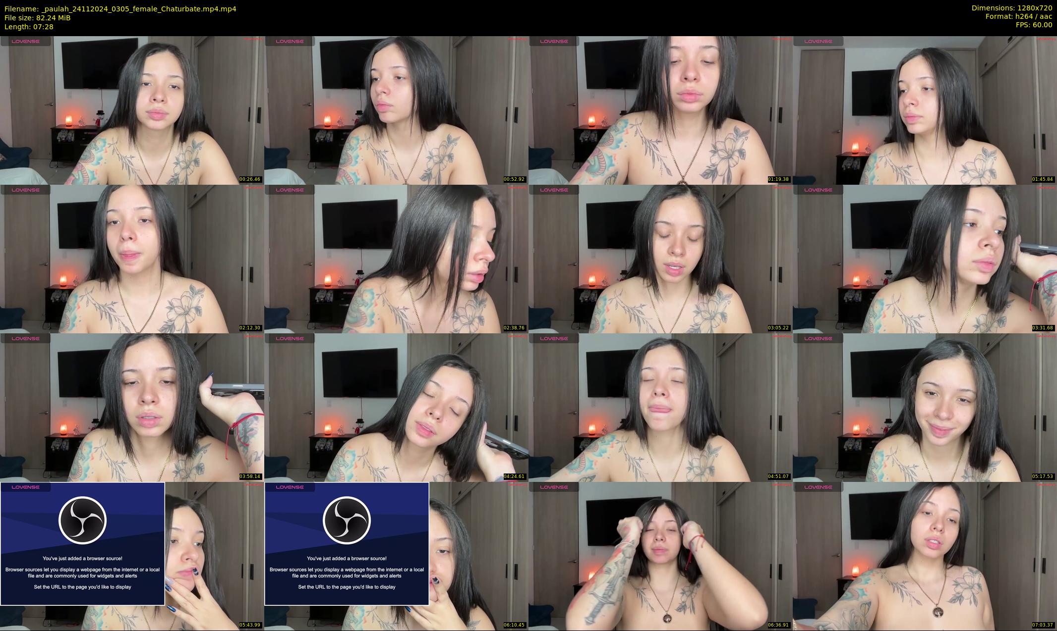 _paulah — 8 minute Chaturbate female cam show recording, 720p, Nov 24, 2024