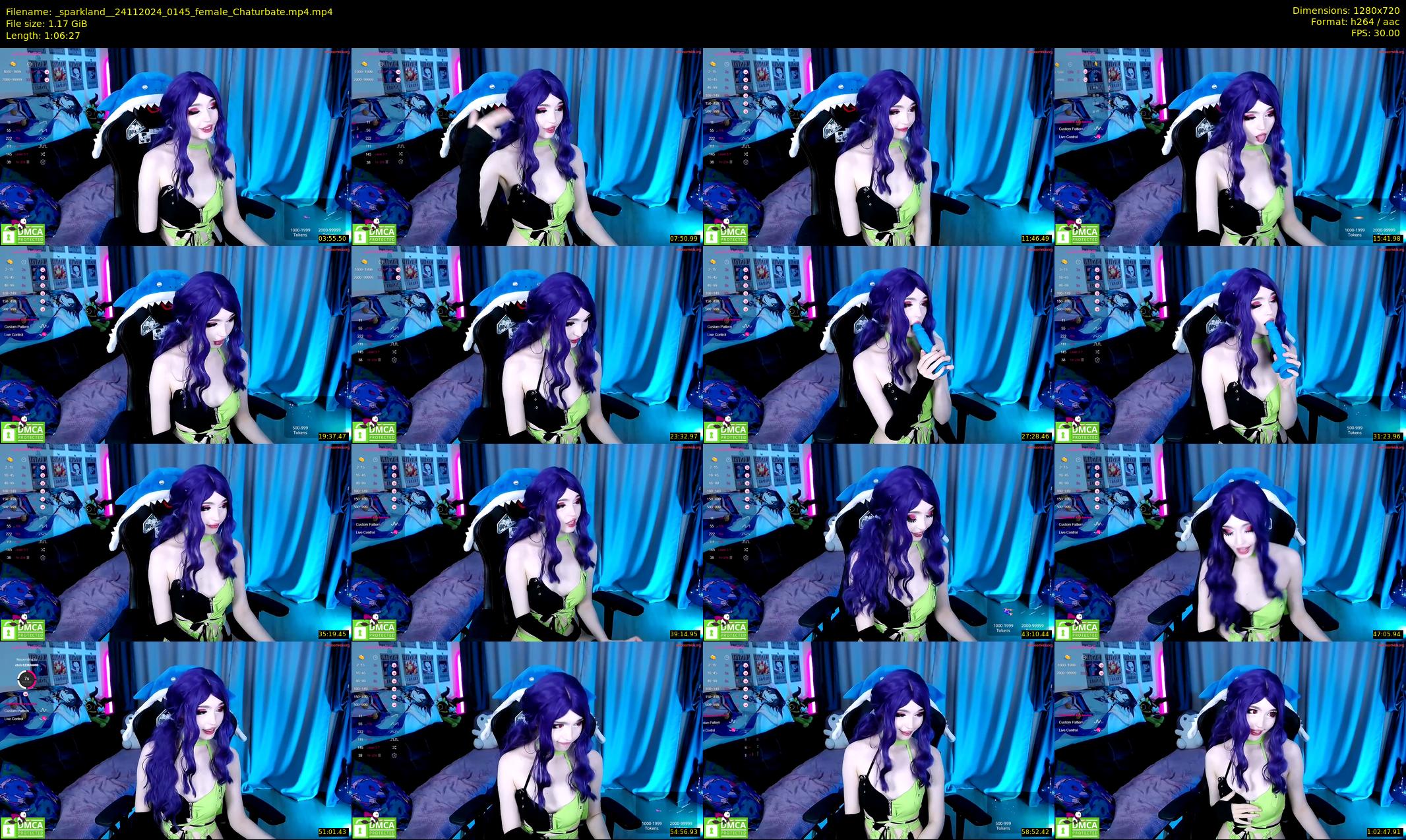 _sparkland_ — 67 minute Chaturbate female cam show recording, 720p, Nov 24, 2024