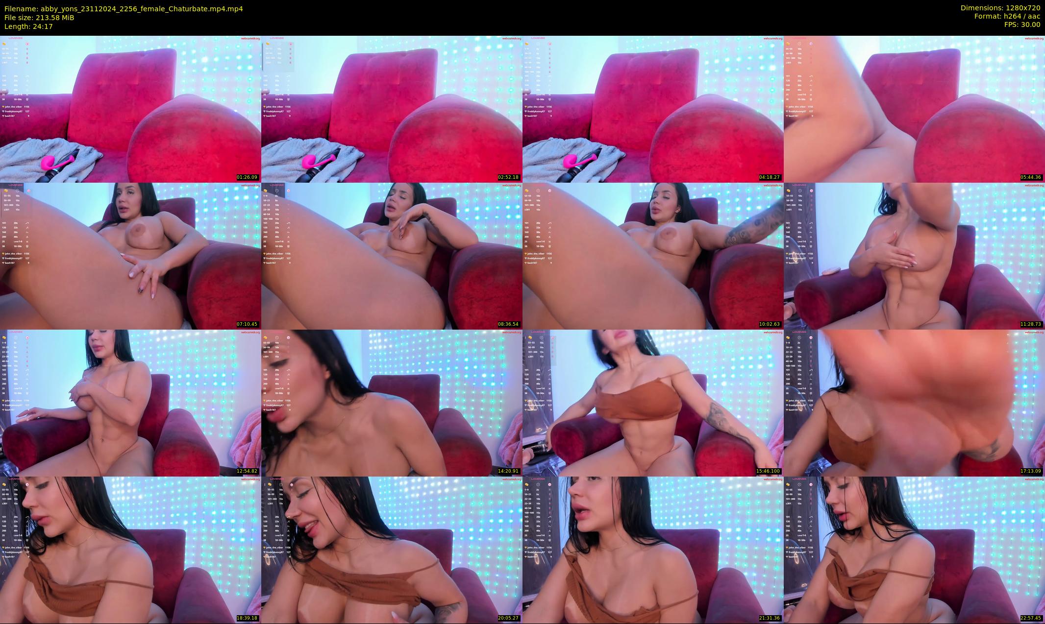 abby_yons — 25 minute Chaturbate female cam show recording, 720p, Nov 23, 2024