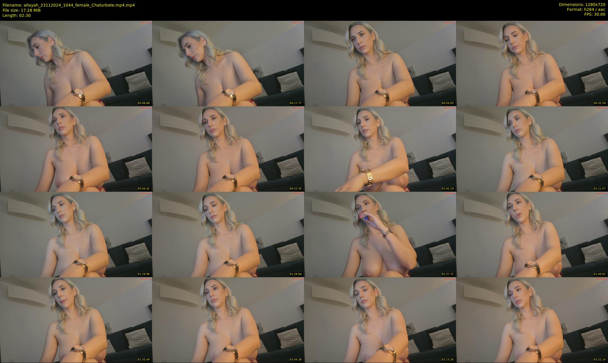 allayah — 3 minute Chaturbate female cam show recording, 720p, Nov 23, 2024