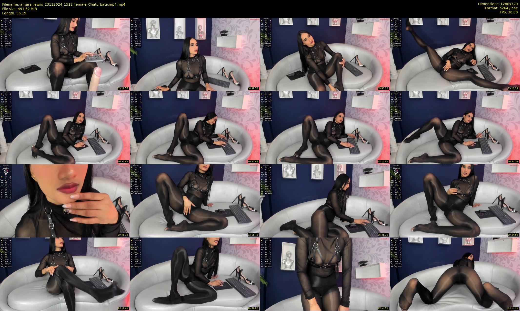 amara_lewiis — 57 minute Chaturbate female cam show recording, 720p, Nov 23, 2024