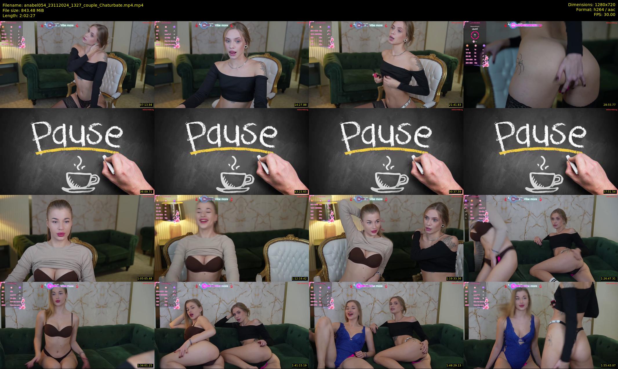 anabel054 — 123 minute Chaturbate female cam show recording, 720p, Nov 23, 2024
