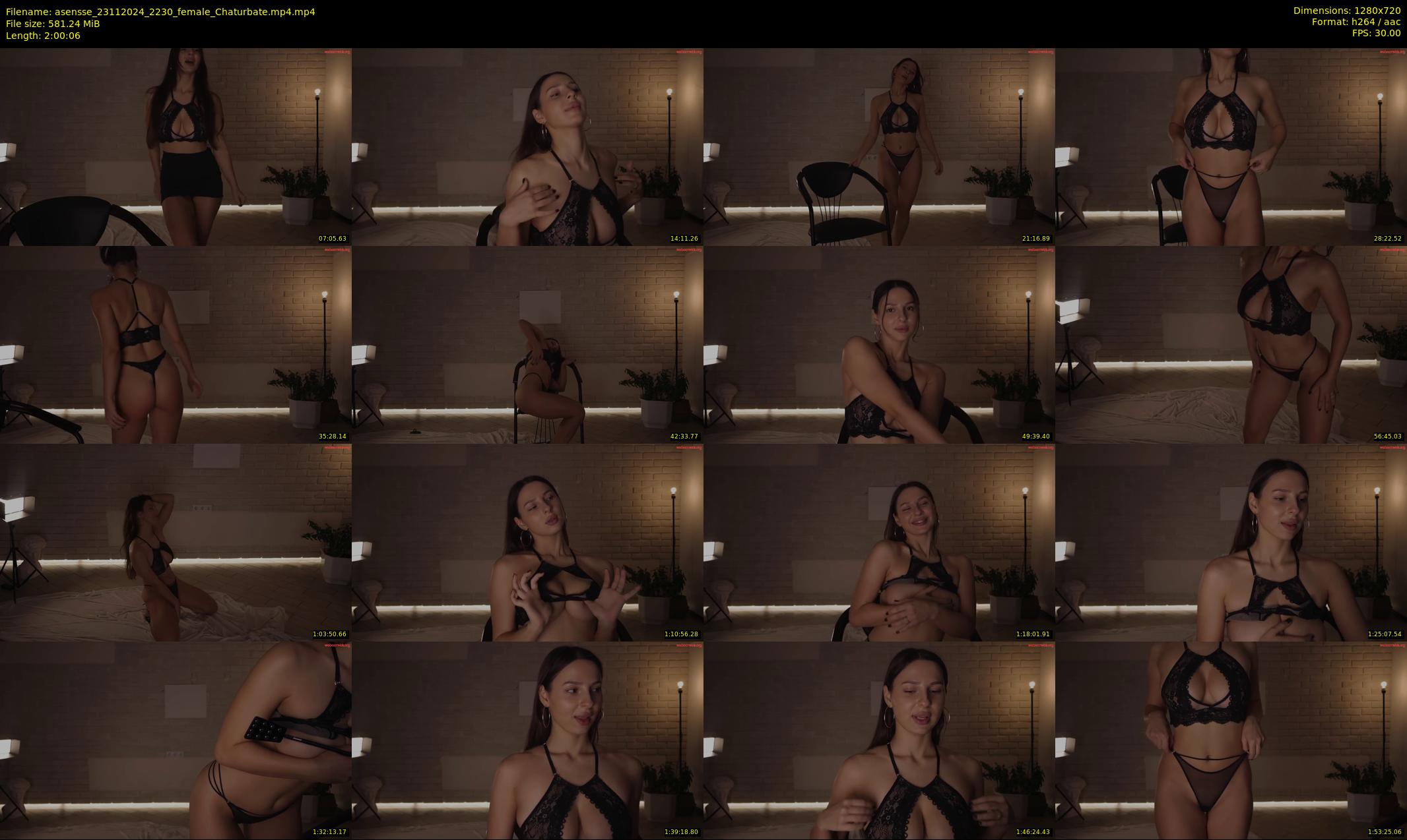 asensse — 121 minute Chaturbate female cam show recording, 720p, Nov 23, 2024