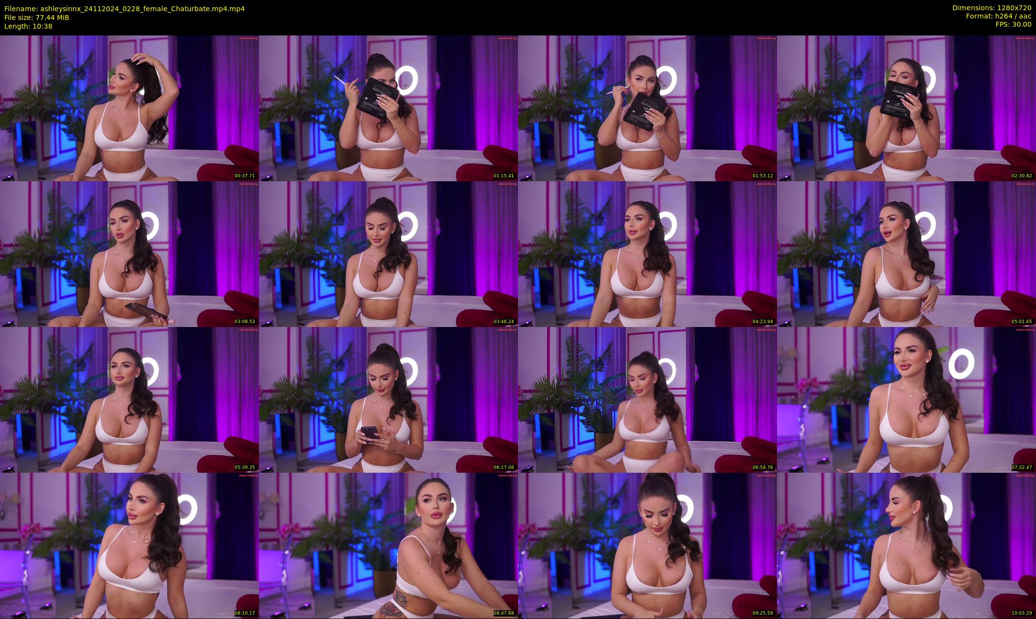 ashleysinnx — 11 minute Chaturbate female cam show recording, 720p, Nov 24, 2024