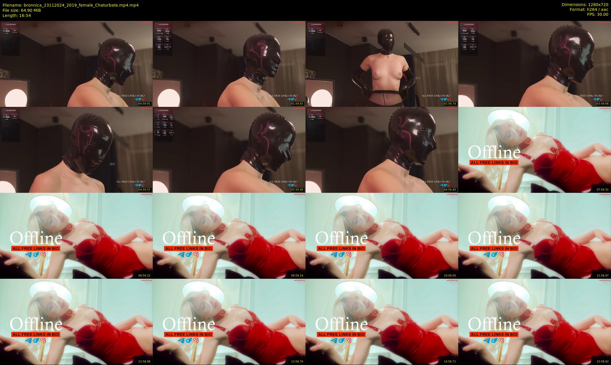 bronnica — 17 minute Chaturbate female cam show recording, 720p, Nov 23, 2024