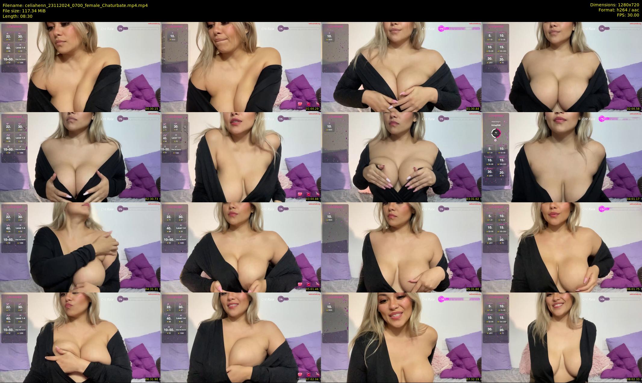 celiahenn — 9 minute Chaturbate female cam show recording, 720p, Nov 23, 2024