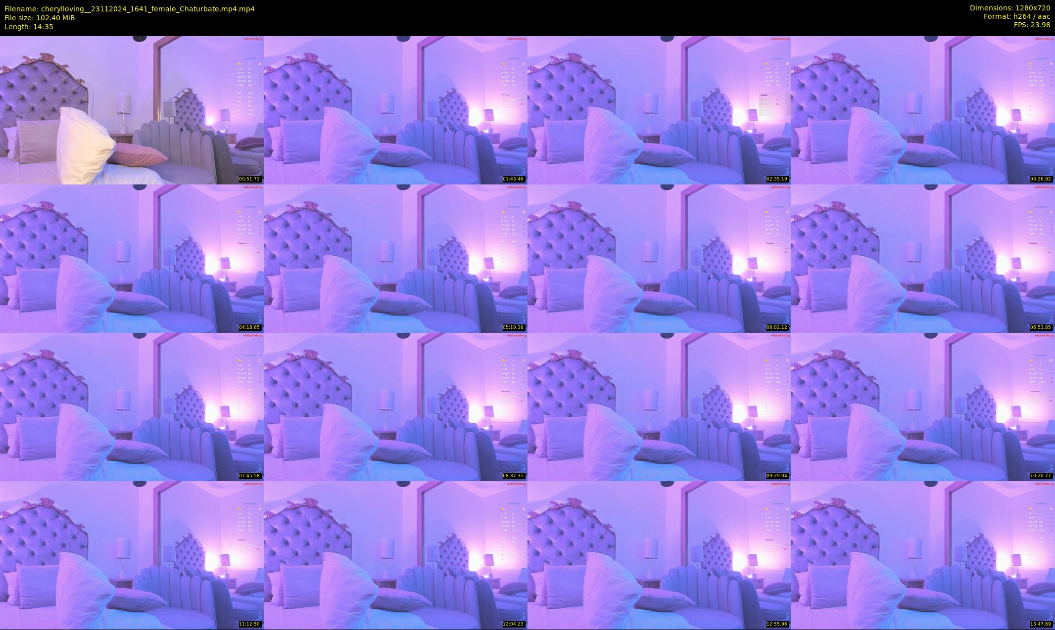 cherylloving_ — 15 minute Chaturbate female cam show recording, 720p, Nov 23, 2024