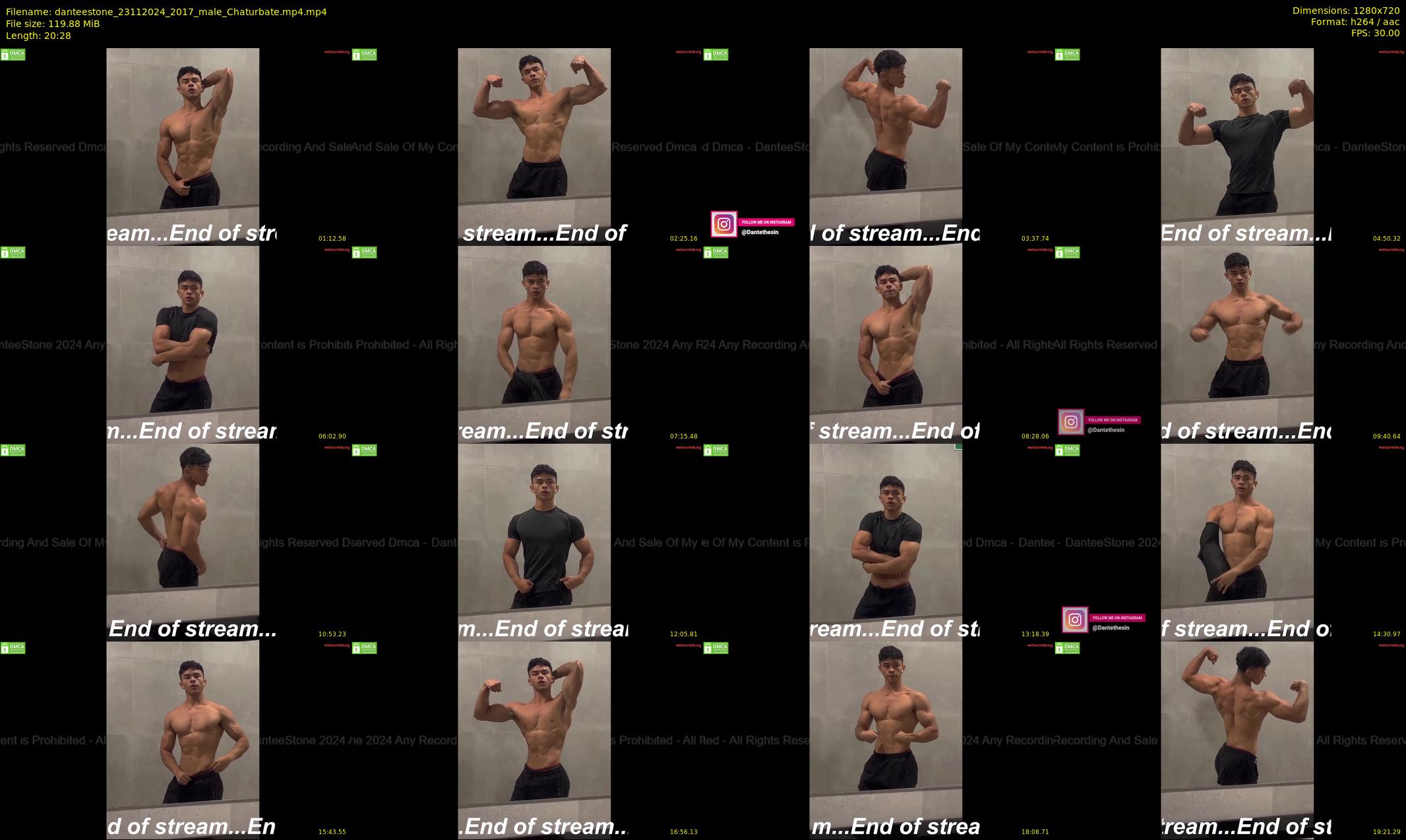 danteestone — 21 minute Chaturbate male cam show recording, 720p, Nov 23, 2024