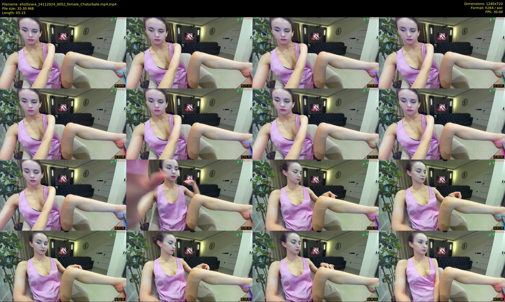 ehotlovea — 6 minute Chaturbate female cam show recording, 720p, Nov 24, 2024