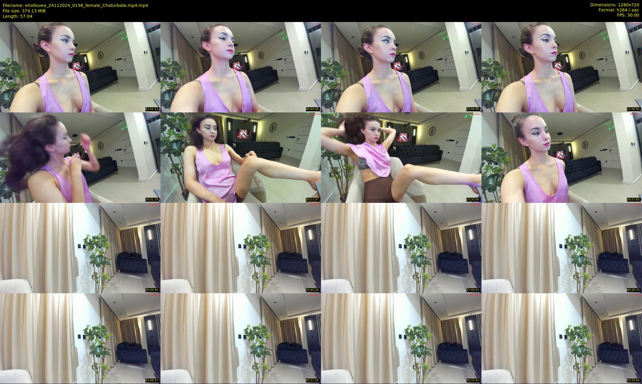 ehotlovea — 58 minute Chaturbate female cam show recording, 720p, Nov 24, 2024