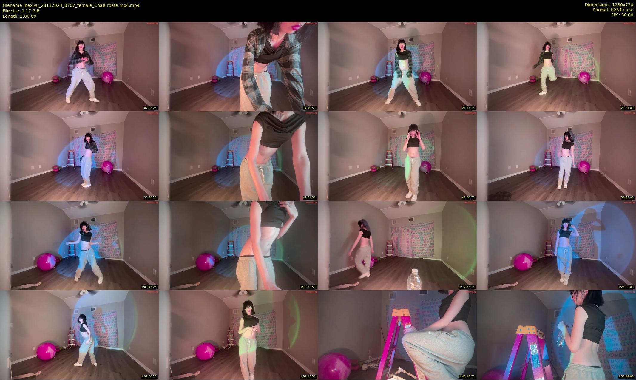 hexivu — 120 minute Chaturbate female cam show recording, 720p, Nov 23, 2024