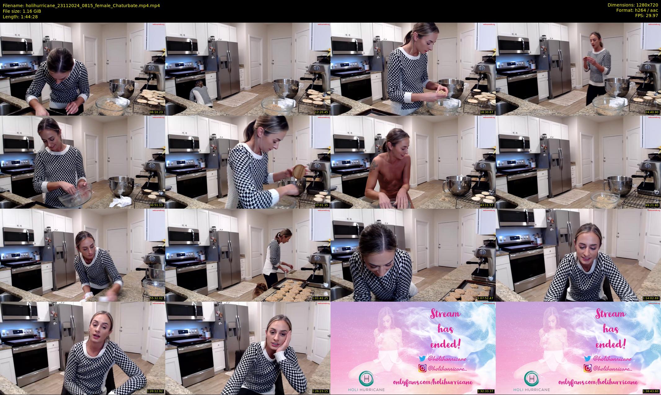 holihurricane — 105 minute Chaturbate female cam show recording, 720p, Nov 23, 2024