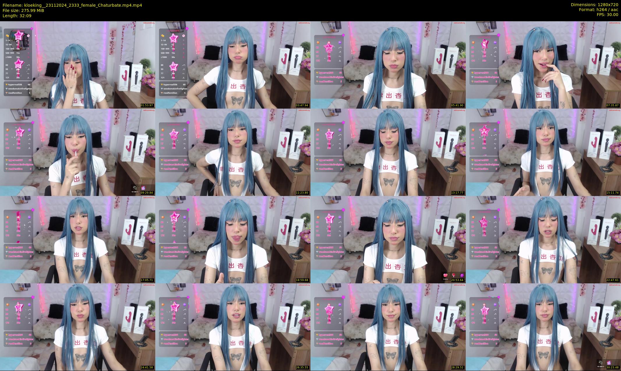 kloeking_ — 33 minute Chaturbate female cam show recording, 720p, Nov 23, 2024
