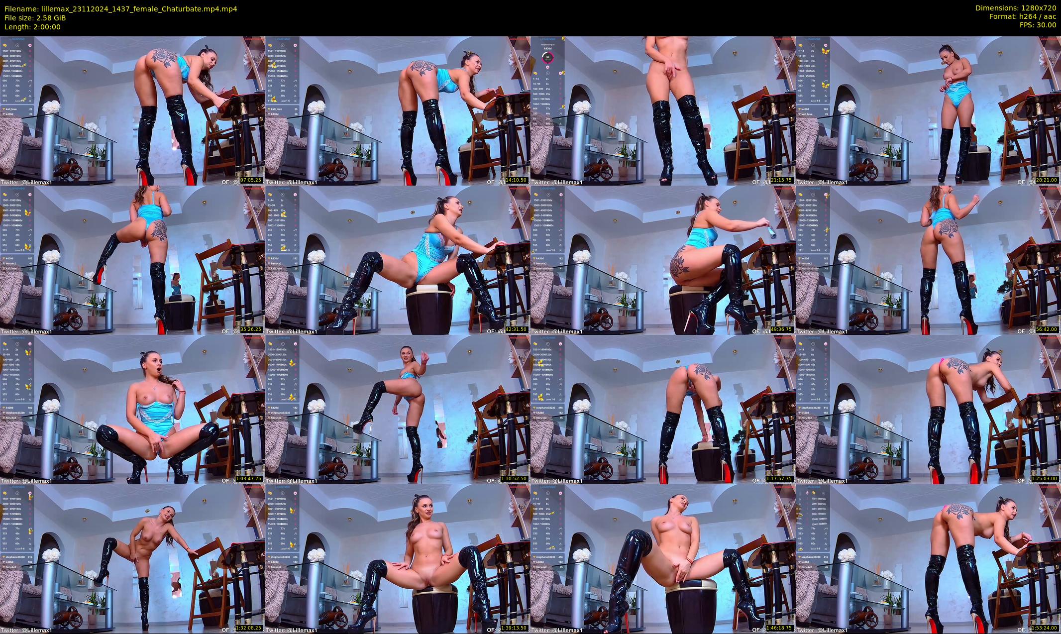 lillemax — 120 minute Chaturbate female cam show recording, 720p, Nov 23, 2024