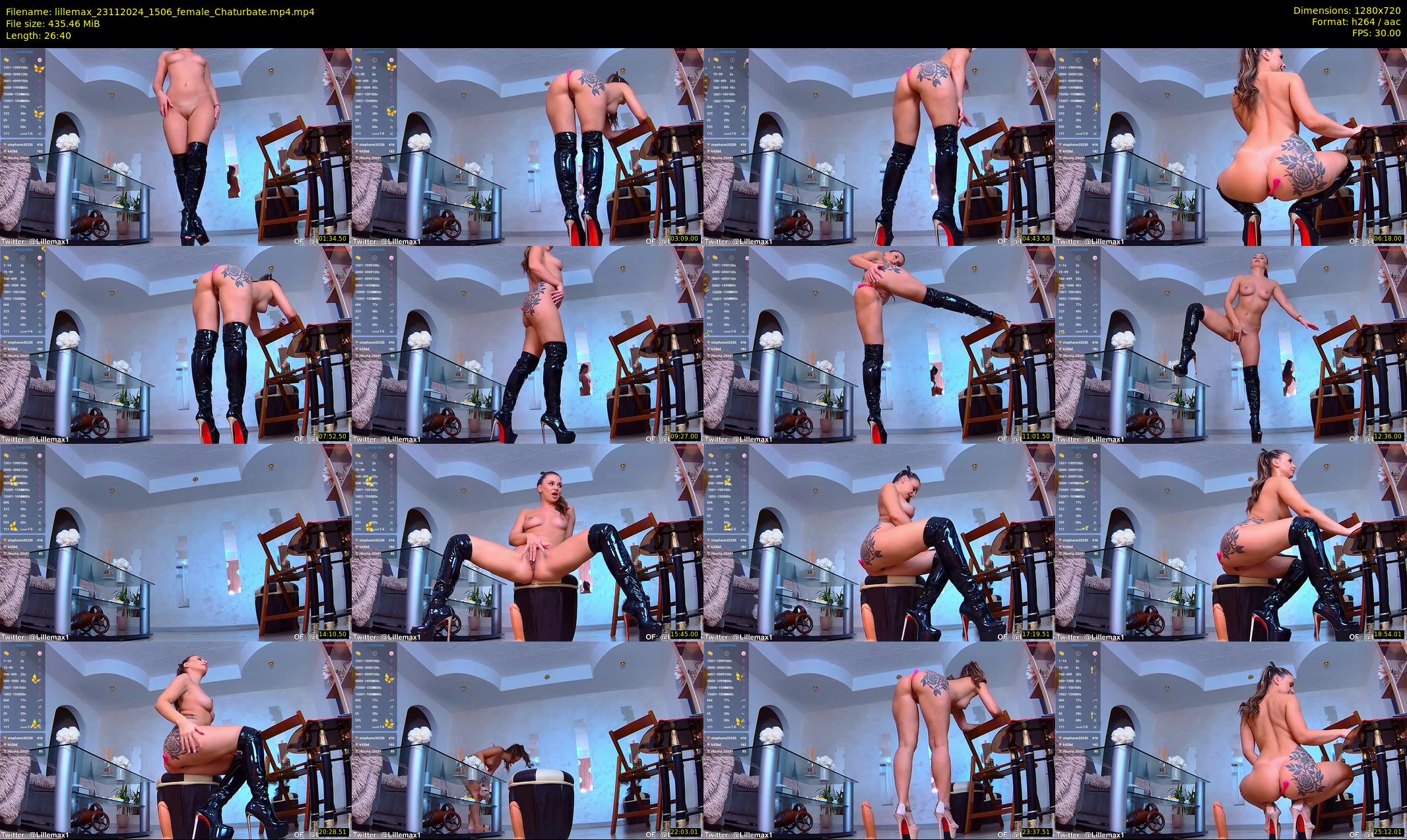 lillemax — 27 minute Chaturbate female cam show recording, 720p, Nov 23, 2024