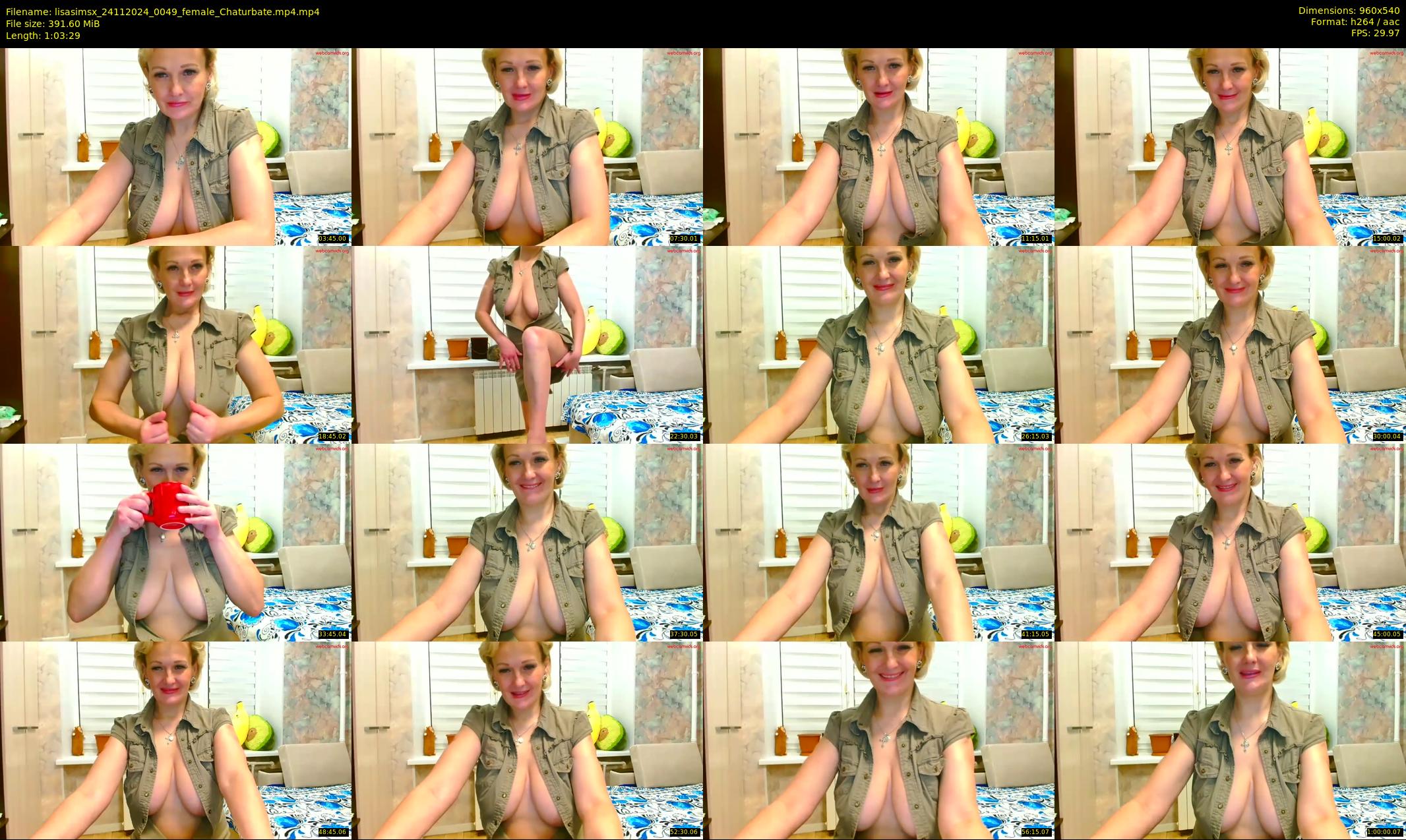 lisasimsx — 64 minute Chaturbate female cam show recording, 480p, Nov 24, 2024