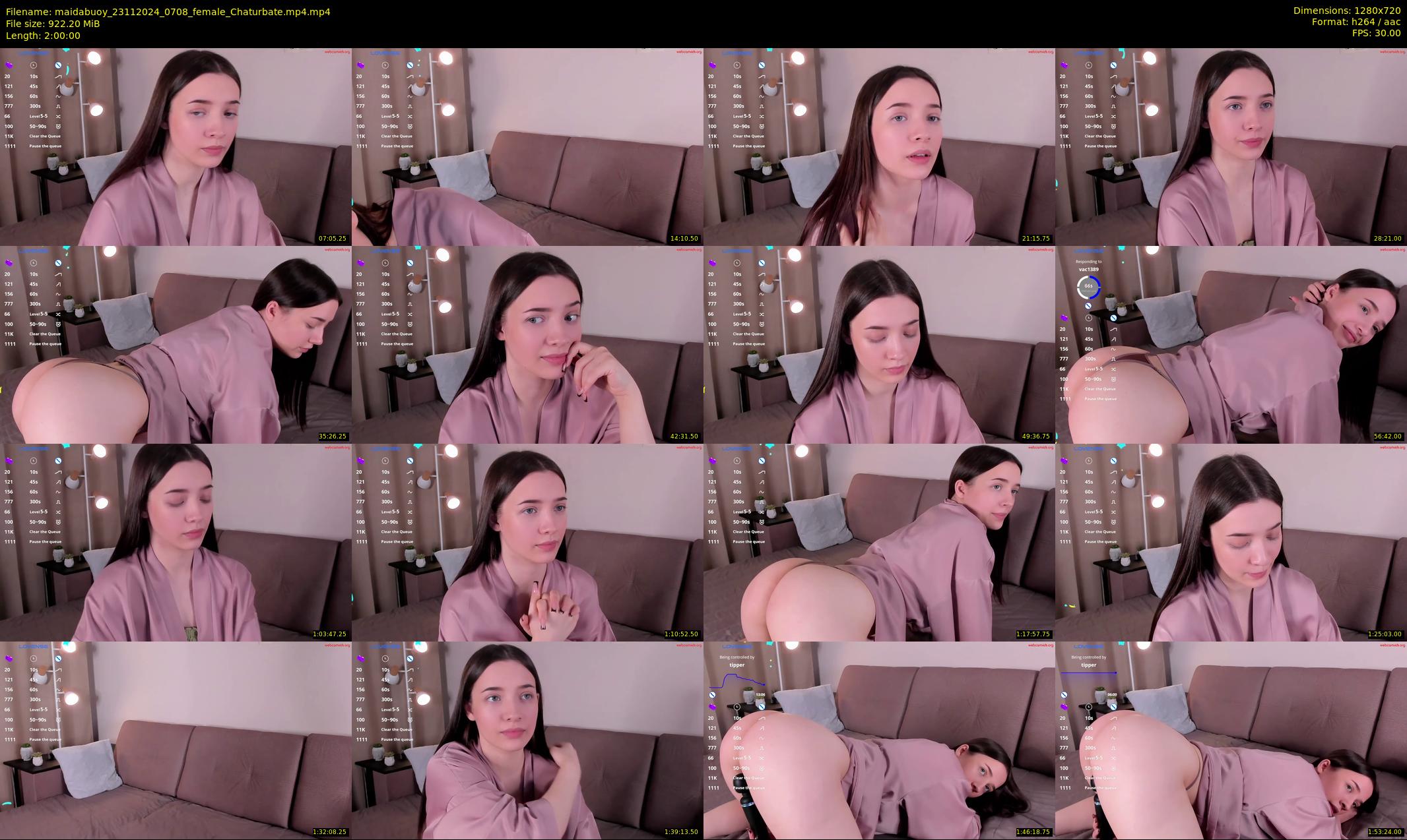 maidabuoy — 120 minute Chaturbate female cam show recording, 720p, Nov 23, 2024