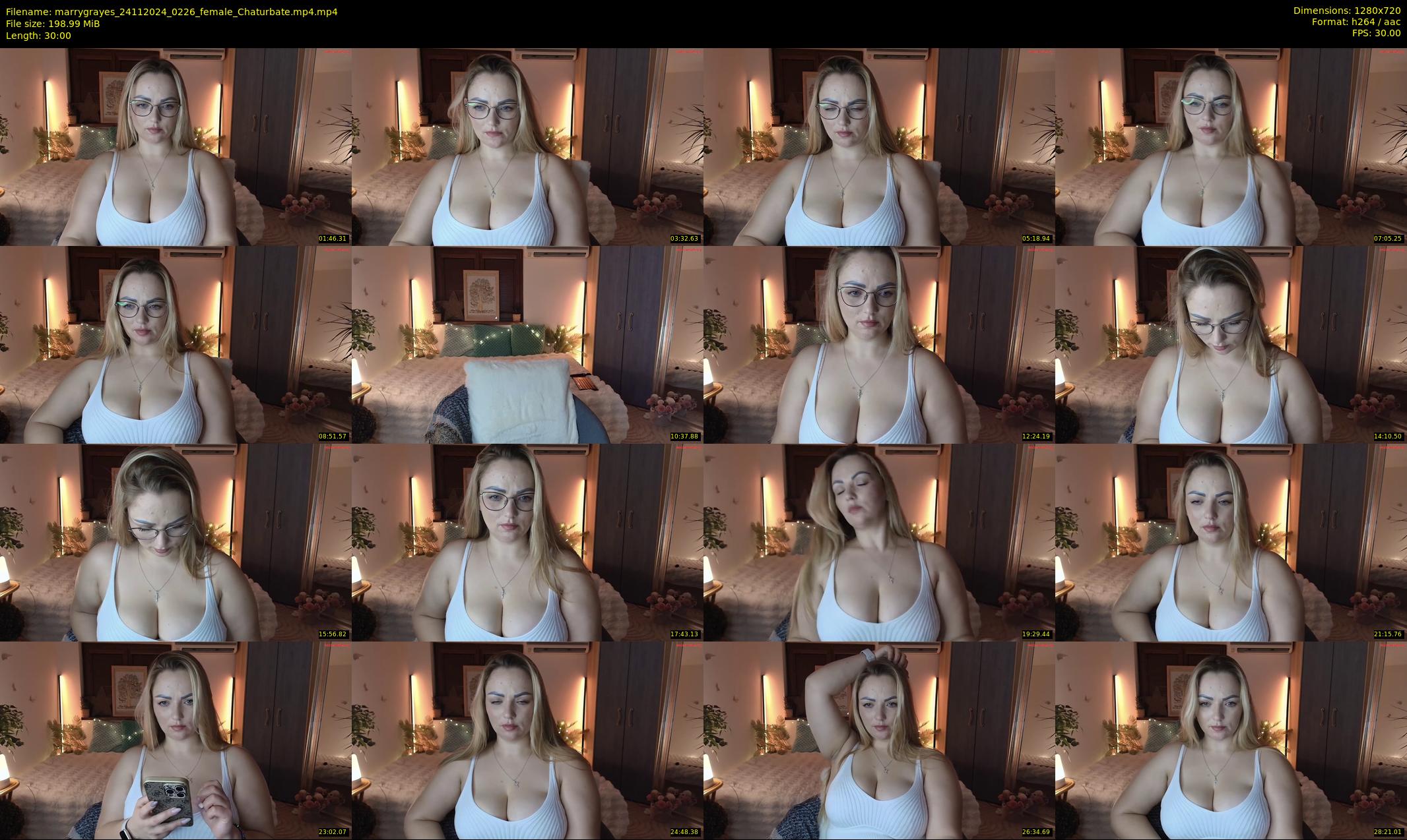 marrygrayes — 30 minute Chaturbate female cam show recording, 720p, Nov 24, 2024
