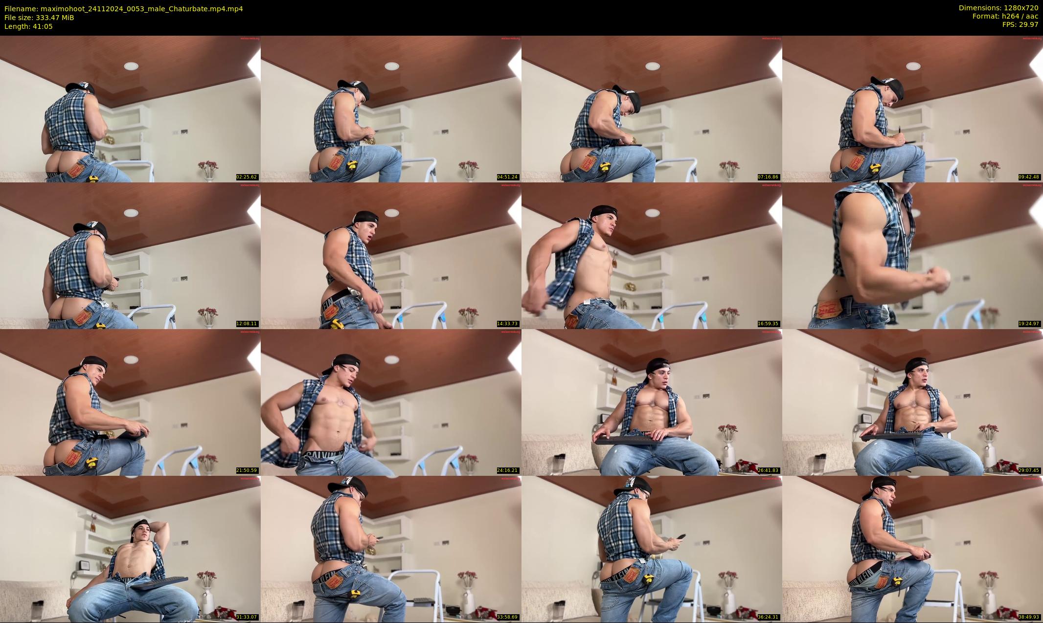 maximohoot — 42 minute Chaturbate male cam show recording, 720p, Nov 24, 2024