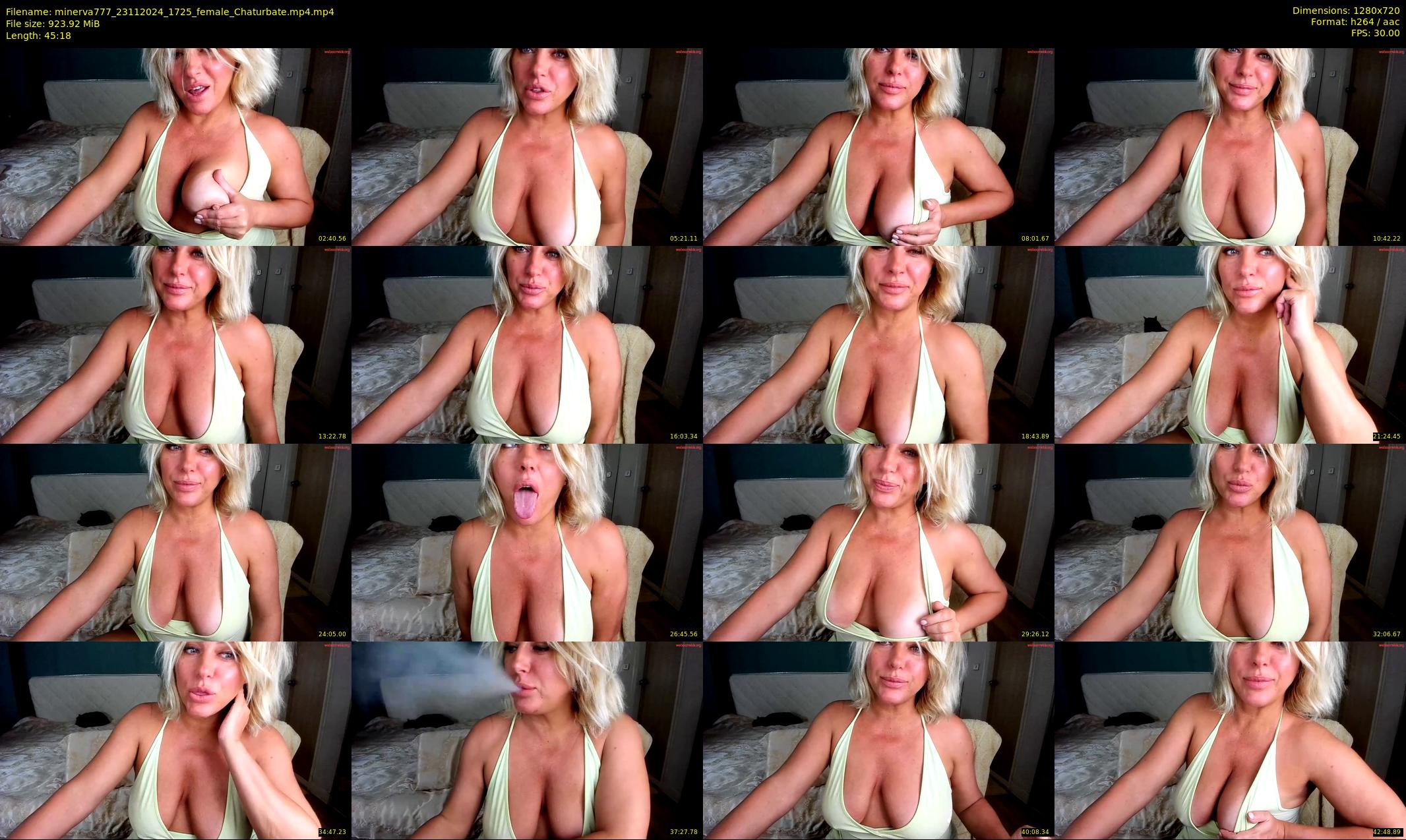 minerva777 — 46 minute Chaturbate female cam show recording, 720p, Nov 23, 2024