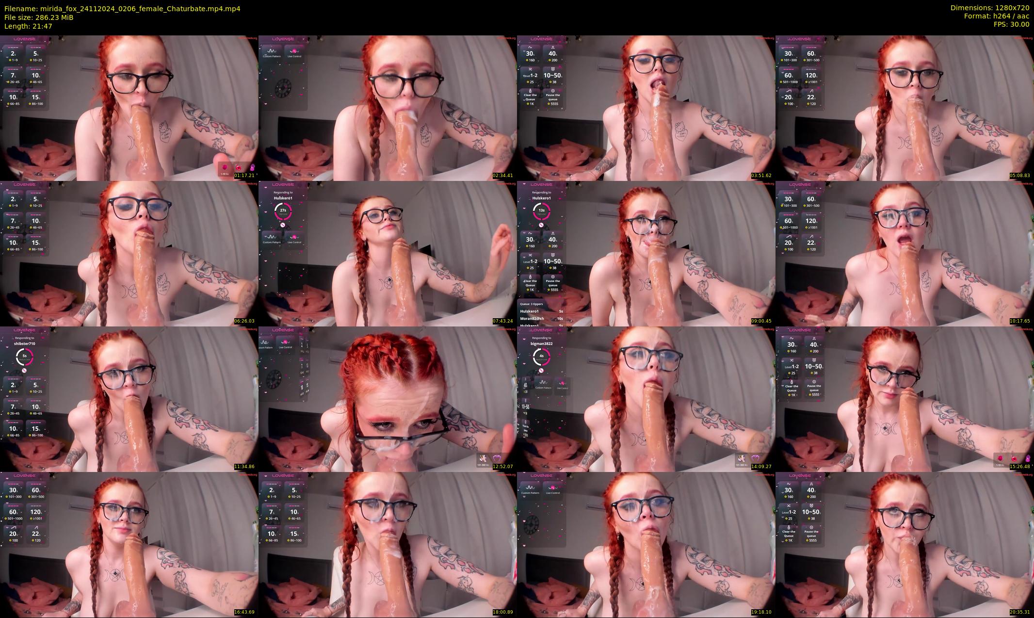 mirida_fox — 22 minute Chaturbate female cam show recording, 720p, Nov 24, 2024